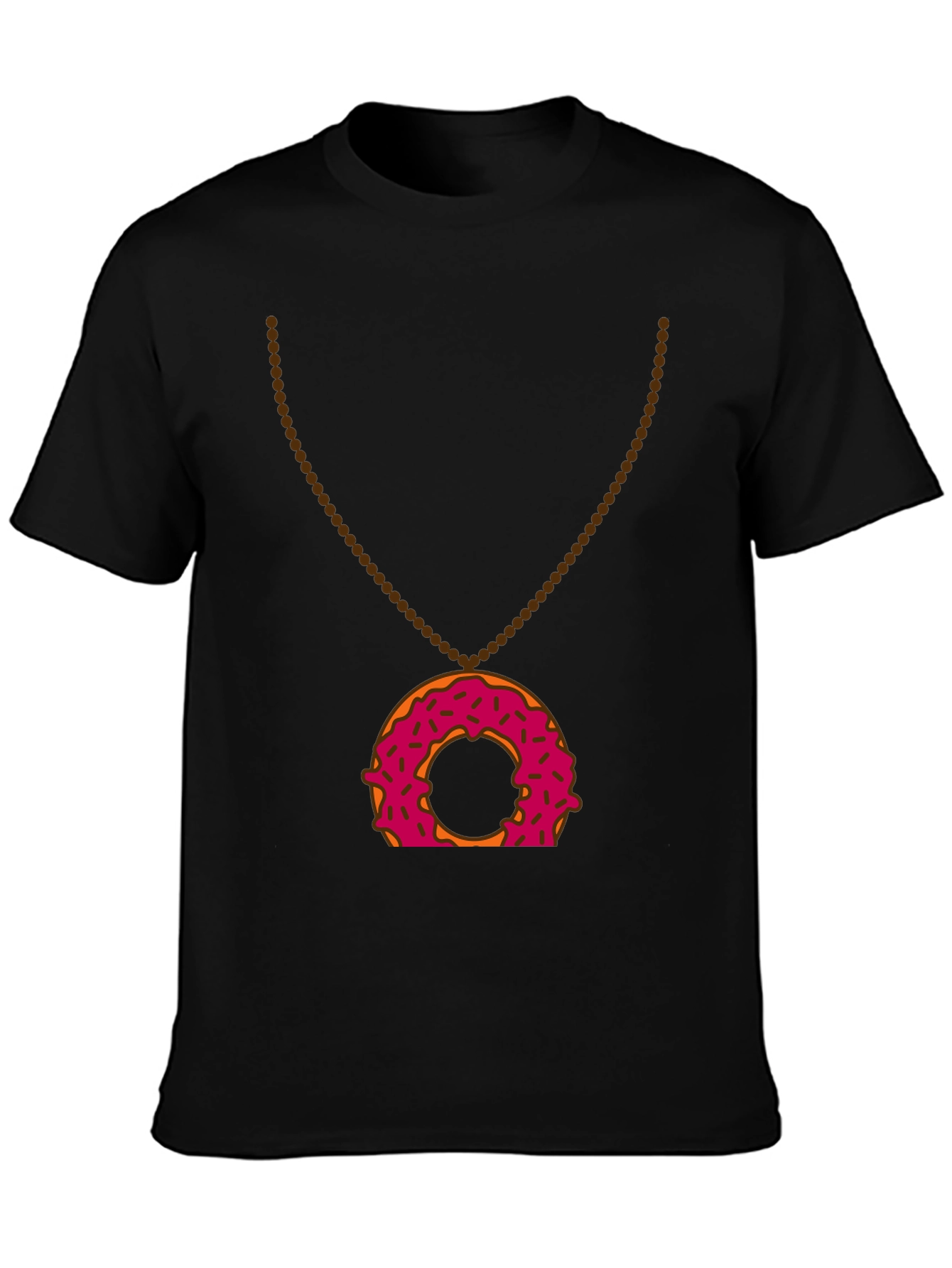 Donut Pendant T-Shirt - Sweet Treat Style
