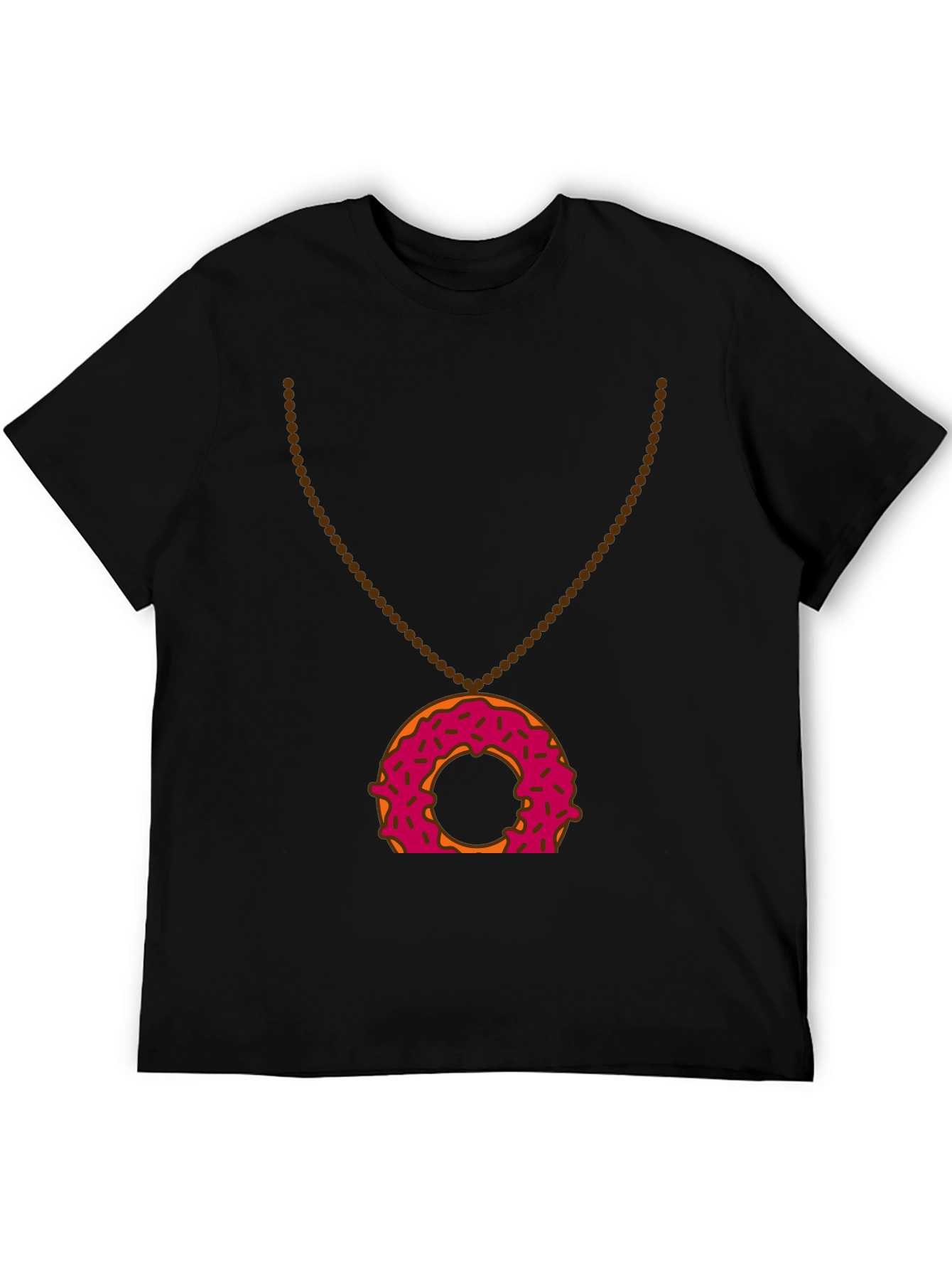 Donut Pendant T-Shirt - Sweet Treat Style