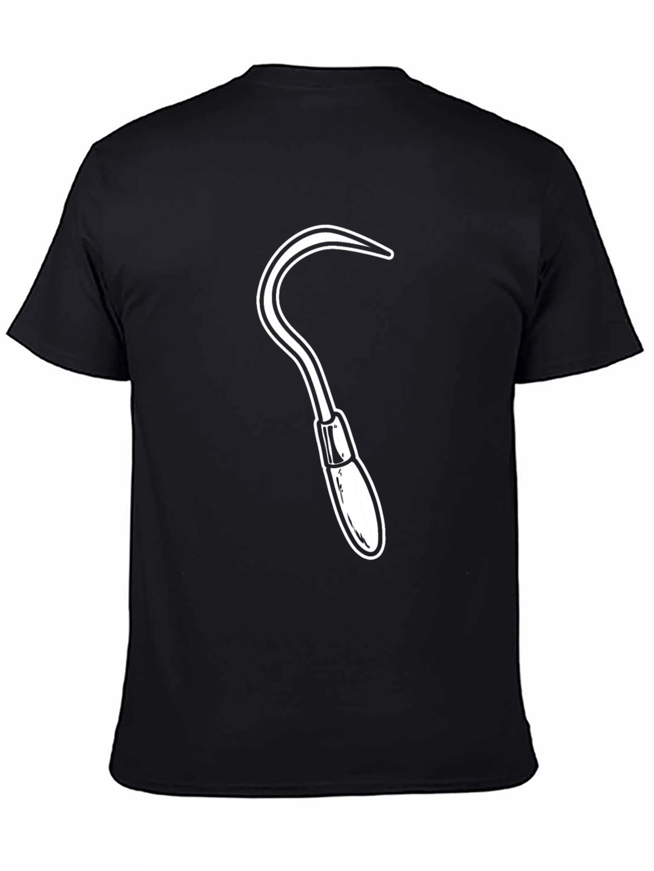 Sickle Graphic Tee - Edgy Black T-Shirt