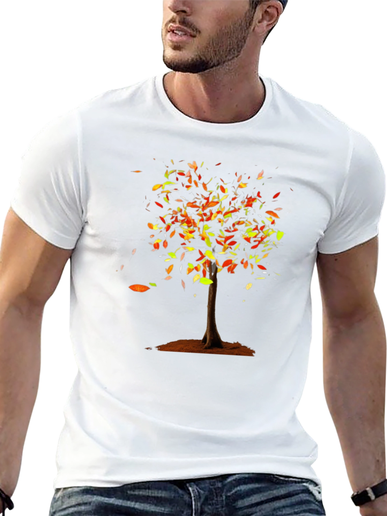 Autumn Tree Graphic T-Shirt