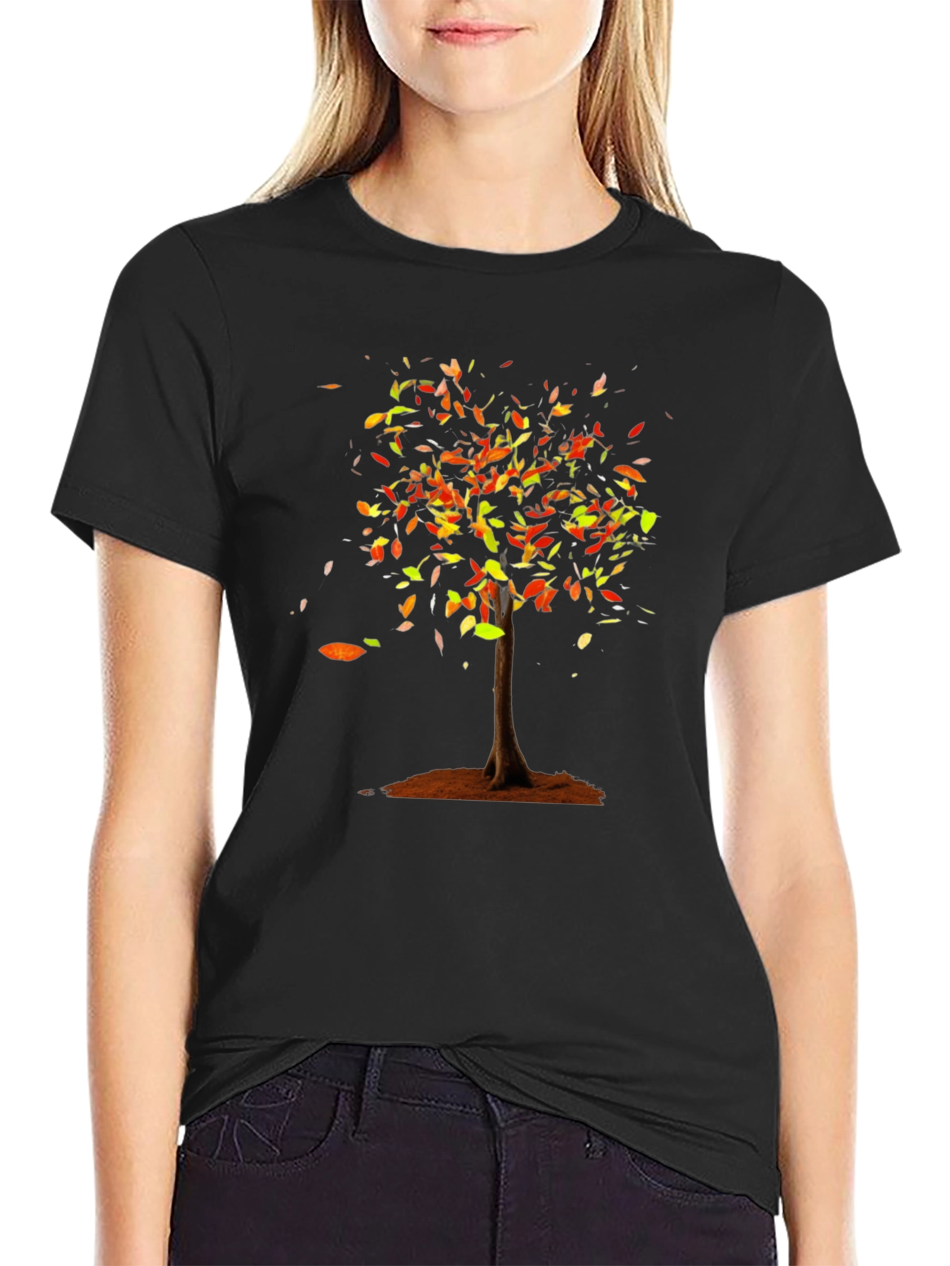 Autumn Tree Graphic T-Shirt