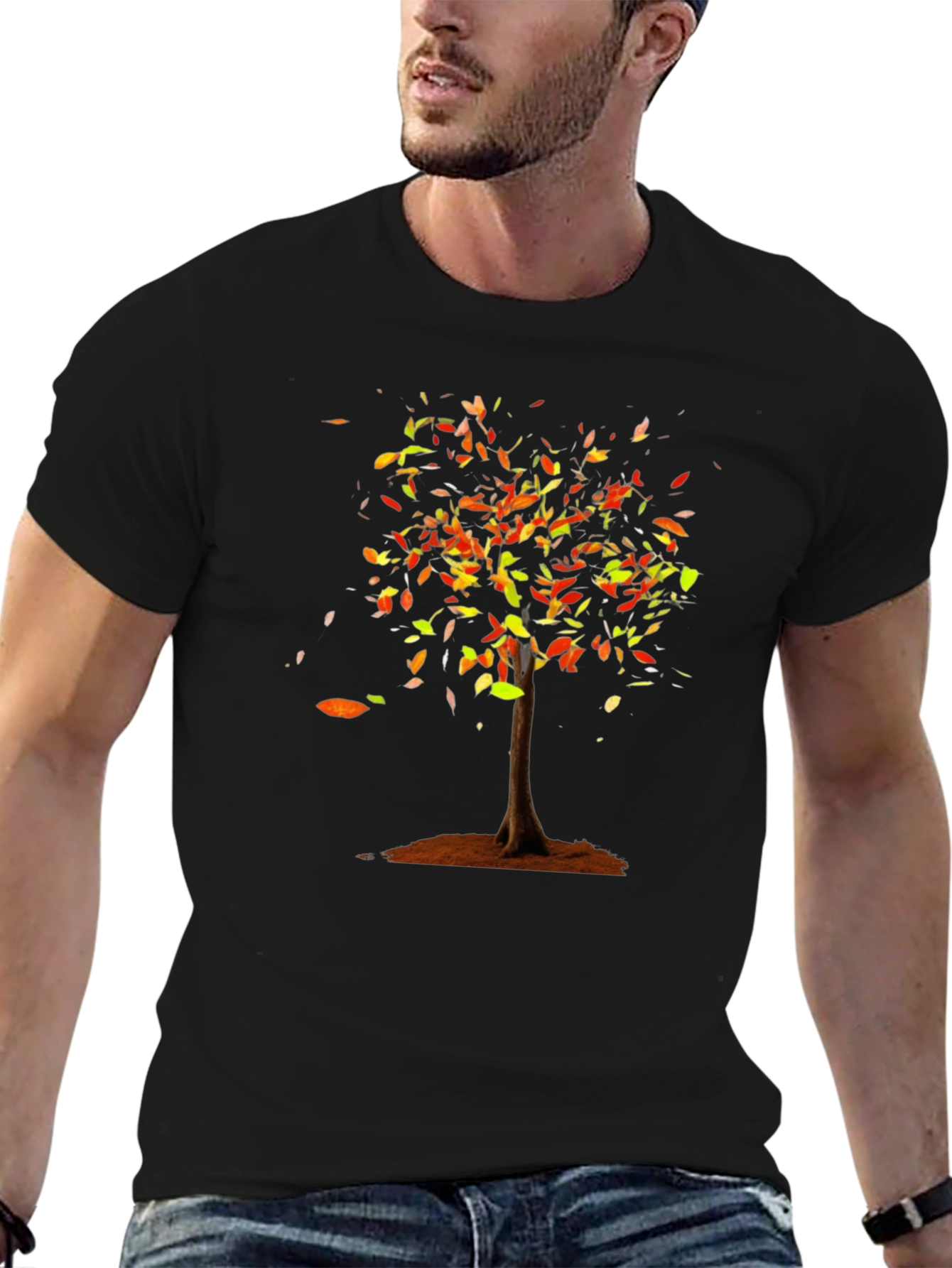 Autumn Tree Graphic T-Shirt