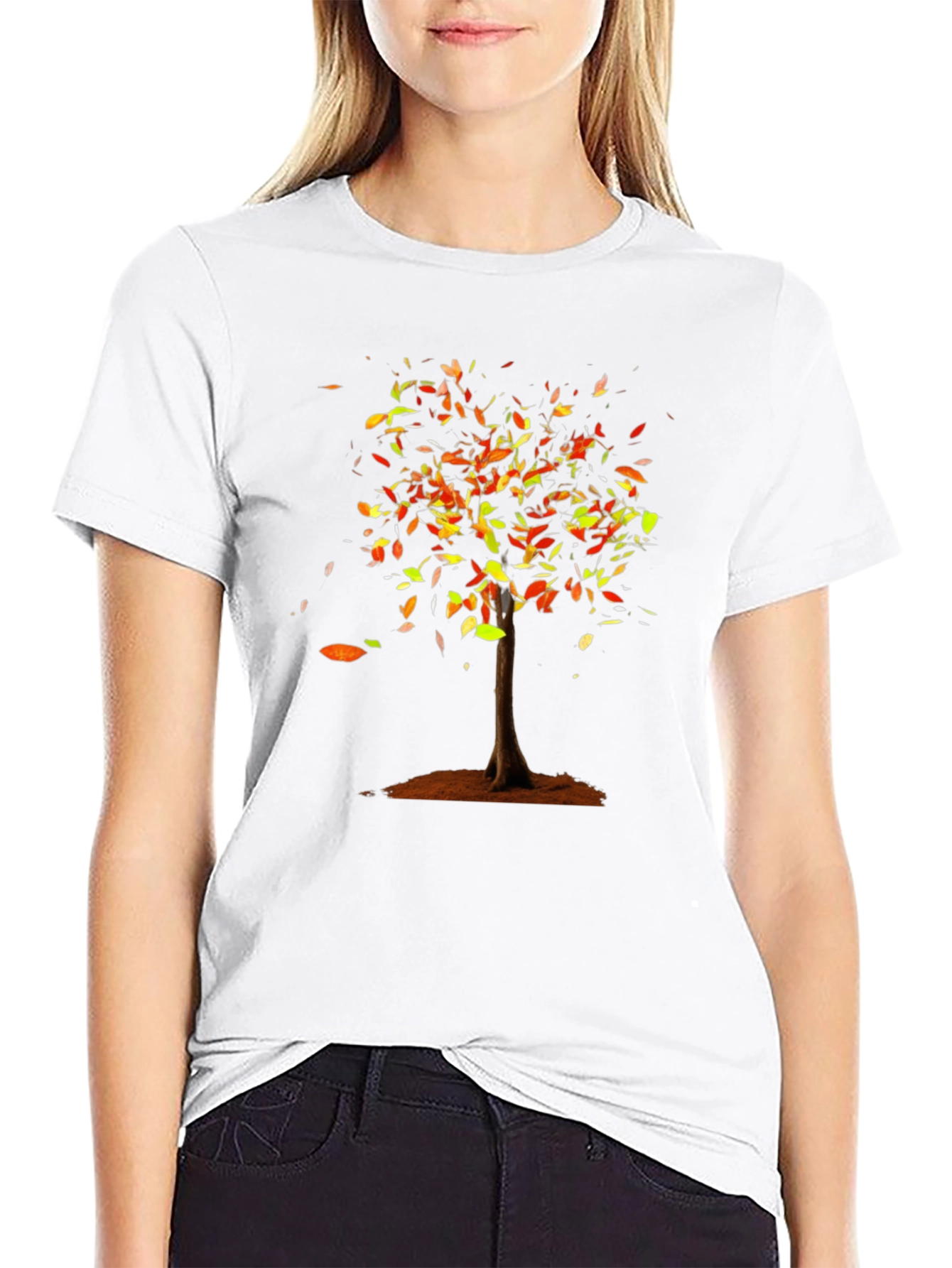 Autumn Tree Graphic T-Shirt