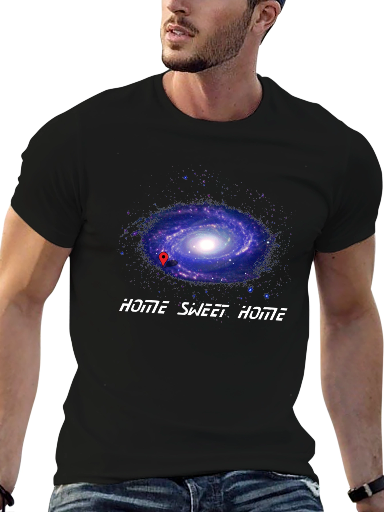 Cosmic Home Sweet Home T-Shirt - Galaxy Graphic Tee