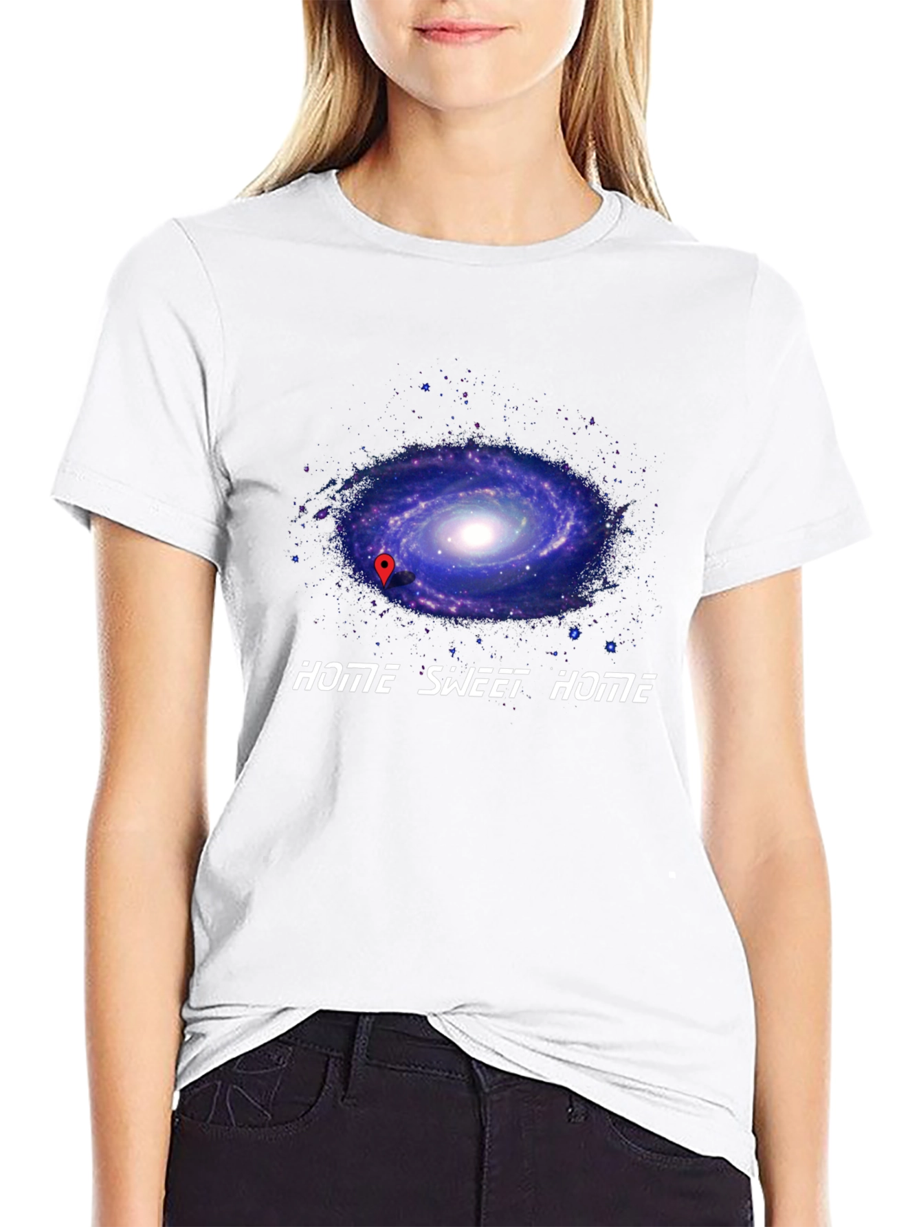 Cosmic Home Sweet Home T-Shirt - Galaxy Graphic Tee