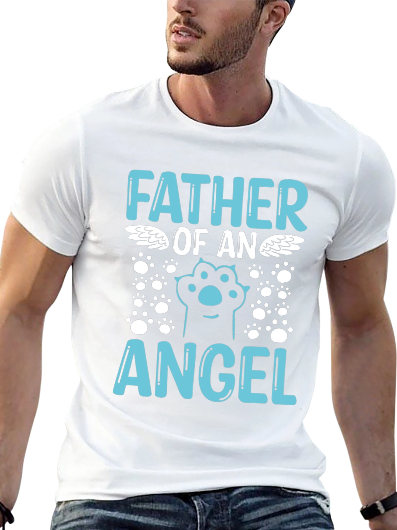 Father of an Angel Pet Memorial T-Shirt