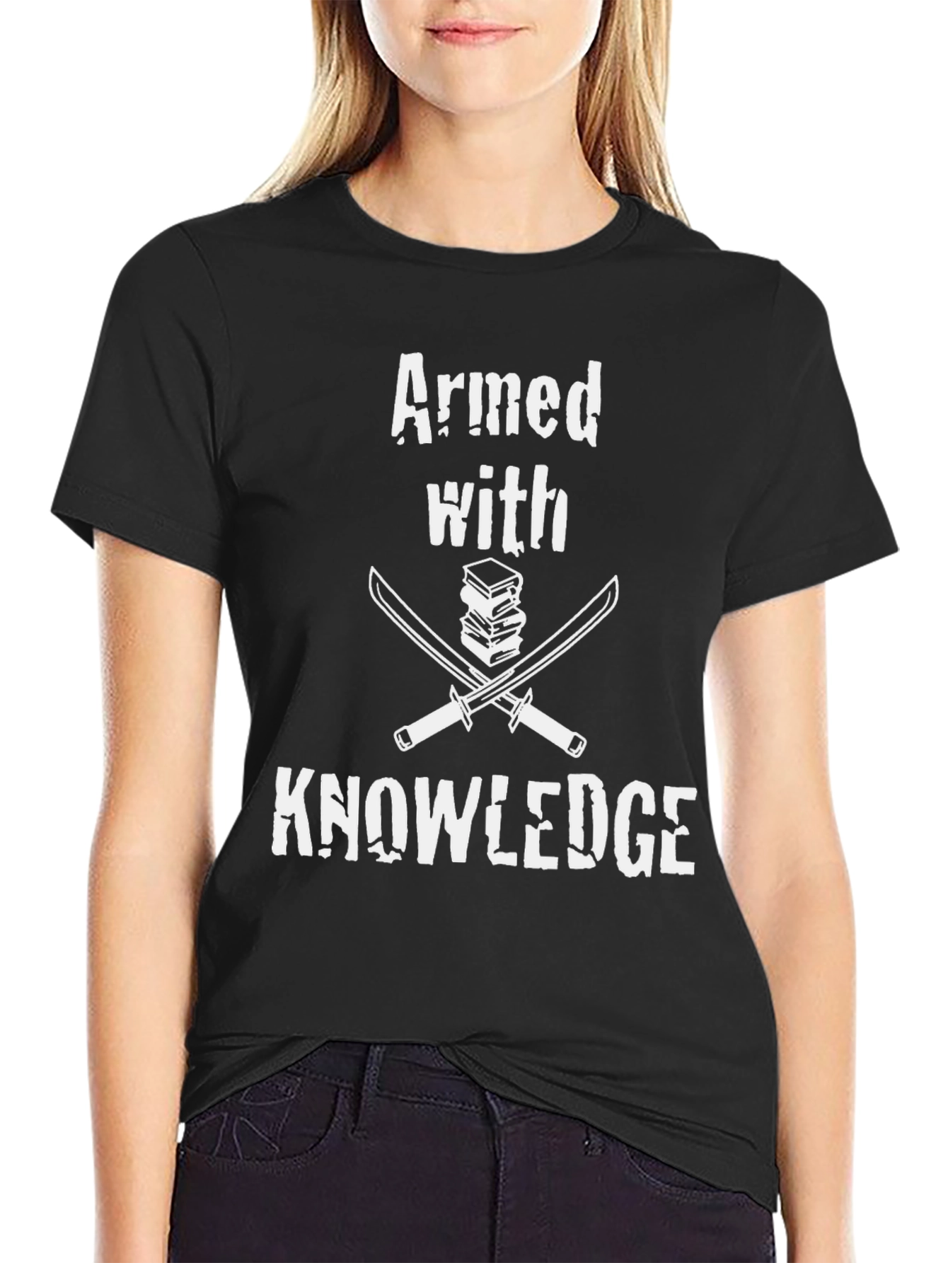 Armed With Knowledge Graphic T-Shirt