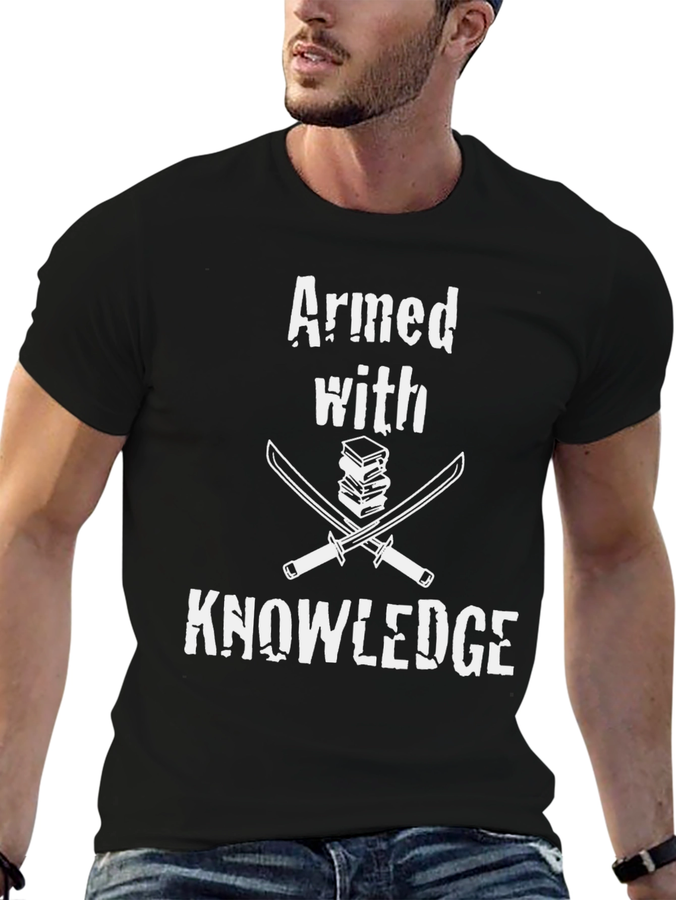 Armed With Knowledge Graphic T-Shirt
