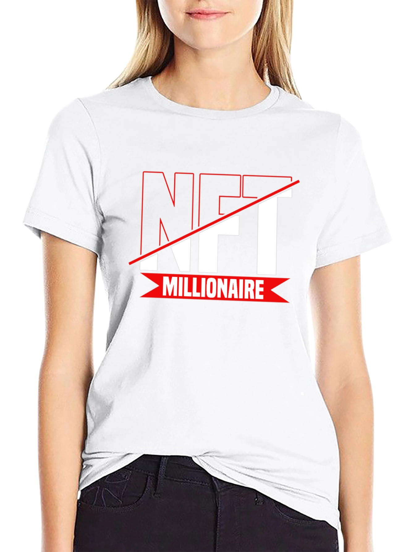 NFT Millionaire Black T-Shirt - Crypto Fashion