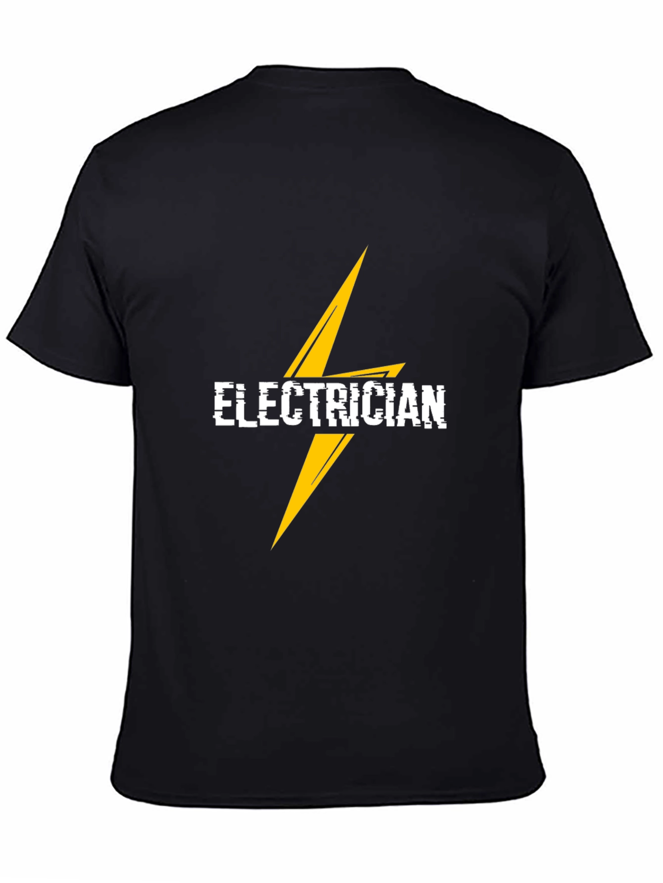 Electrician T-Shirt - Lightning Bolt Design