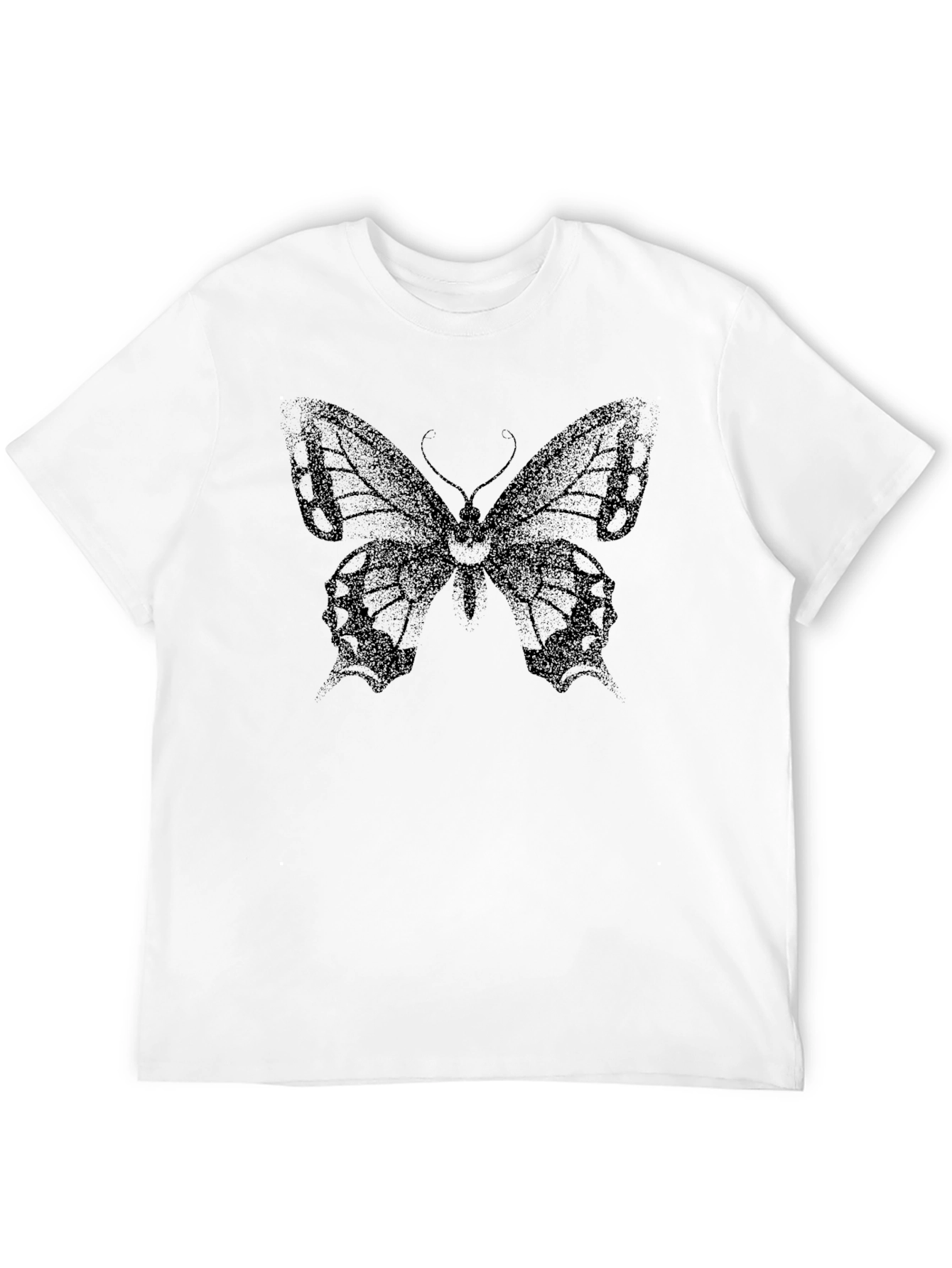 Butterfly Graphic Tee - Classic Black T-Shirt