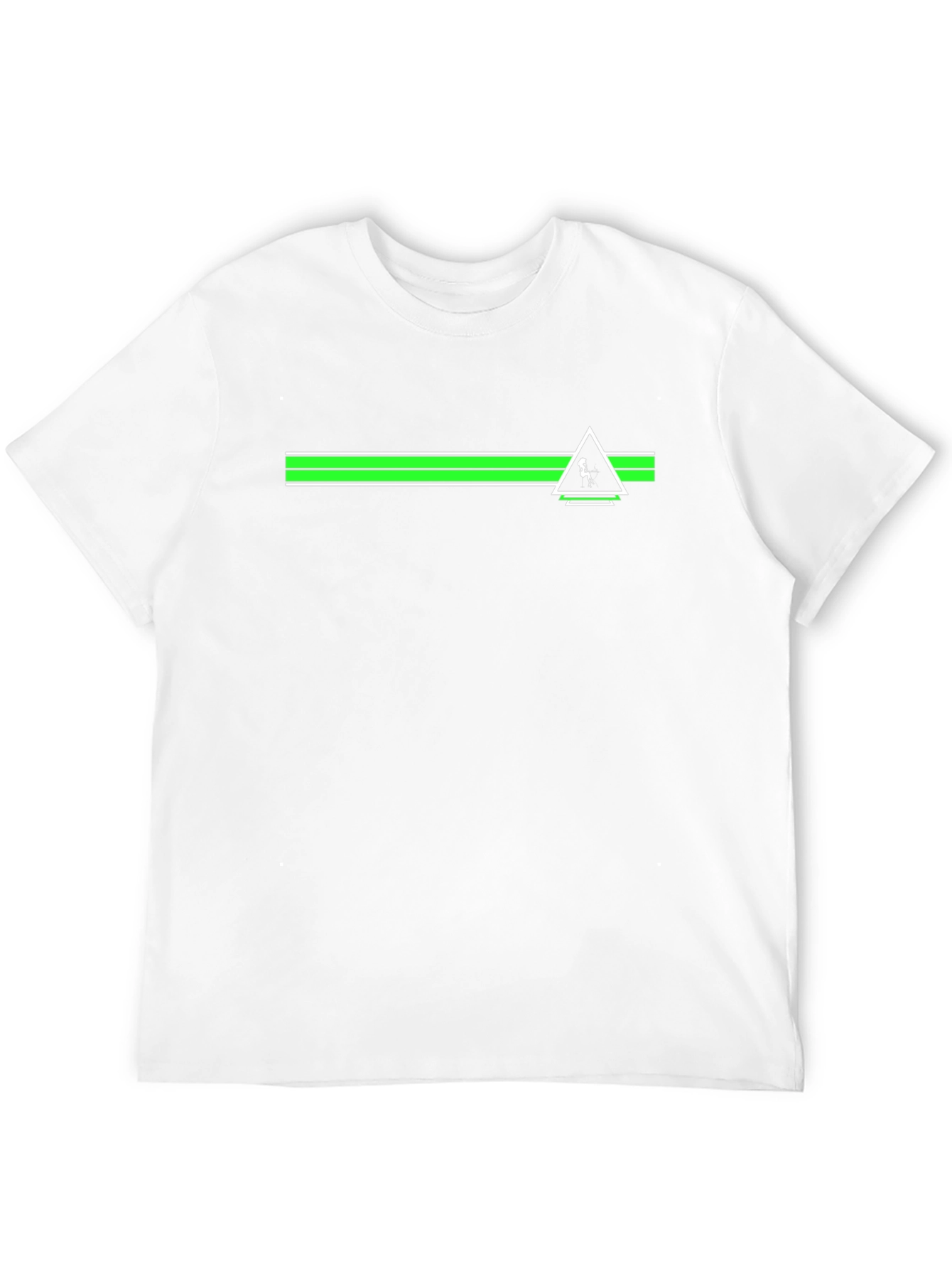 Geometric Line Graphic Tee - Casual Cool T-Shirt