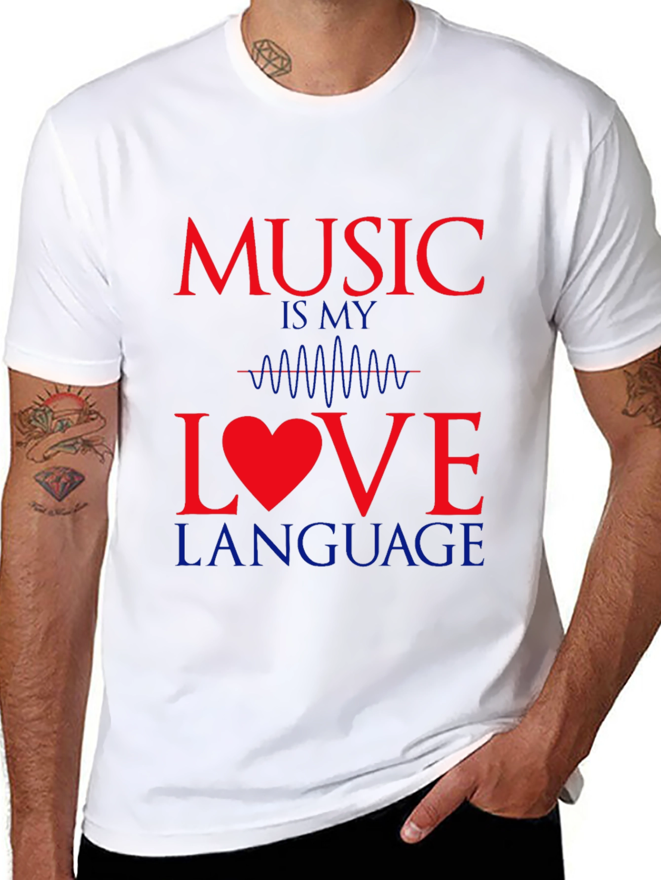 Music Is My Love Language Graphic Tee