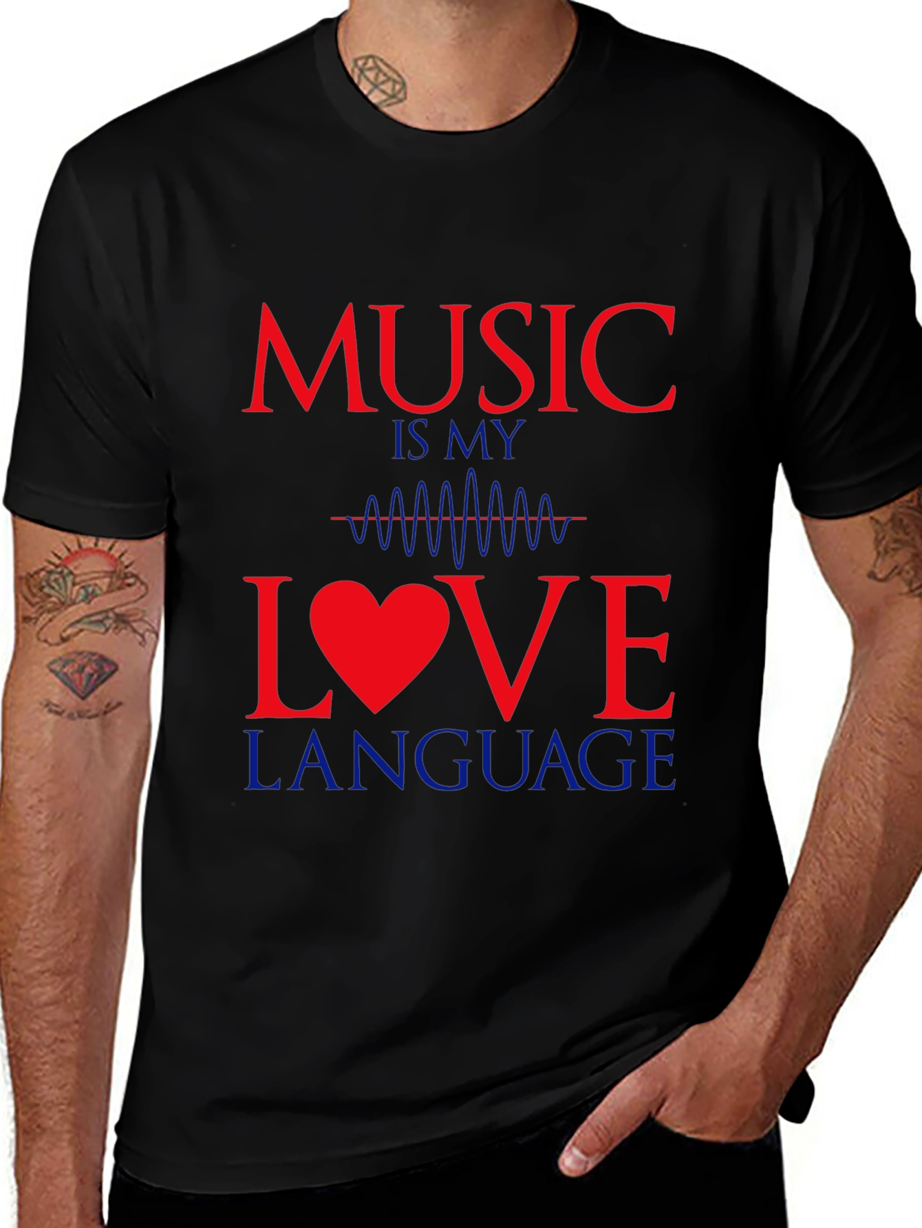 Music Is My Love Language Graphic Tee