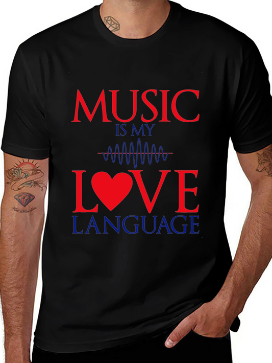 Music Is My Love Language Graphic Tee