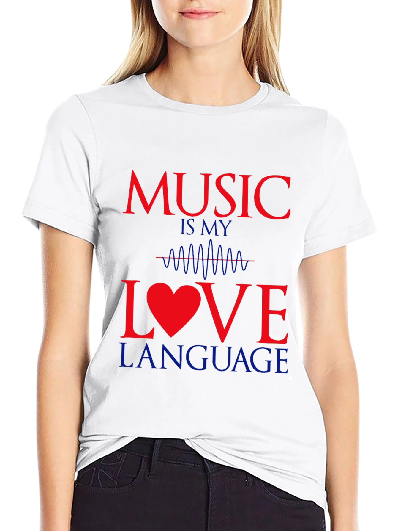 Music Is My Love Language Graphic Tee