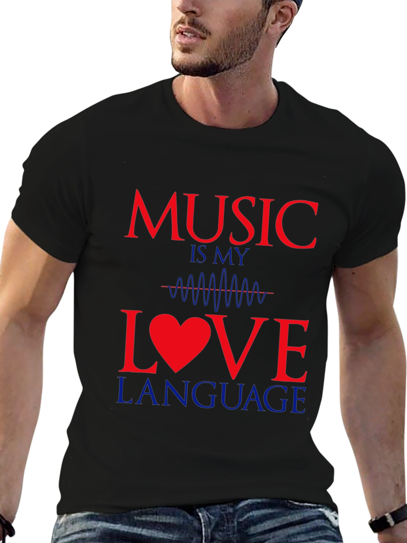 Music Is My Love Language Graphic Tee