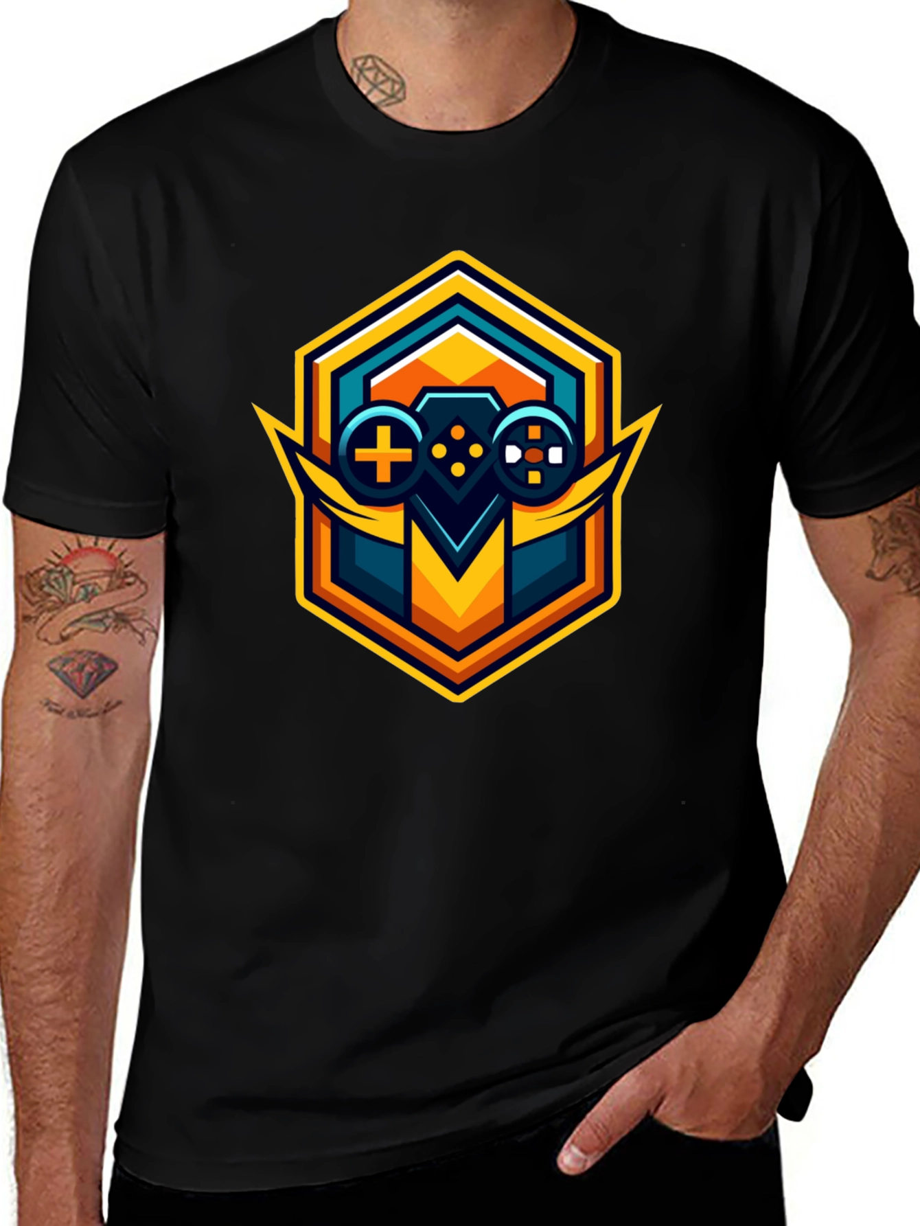 Gamer Style Black Tee