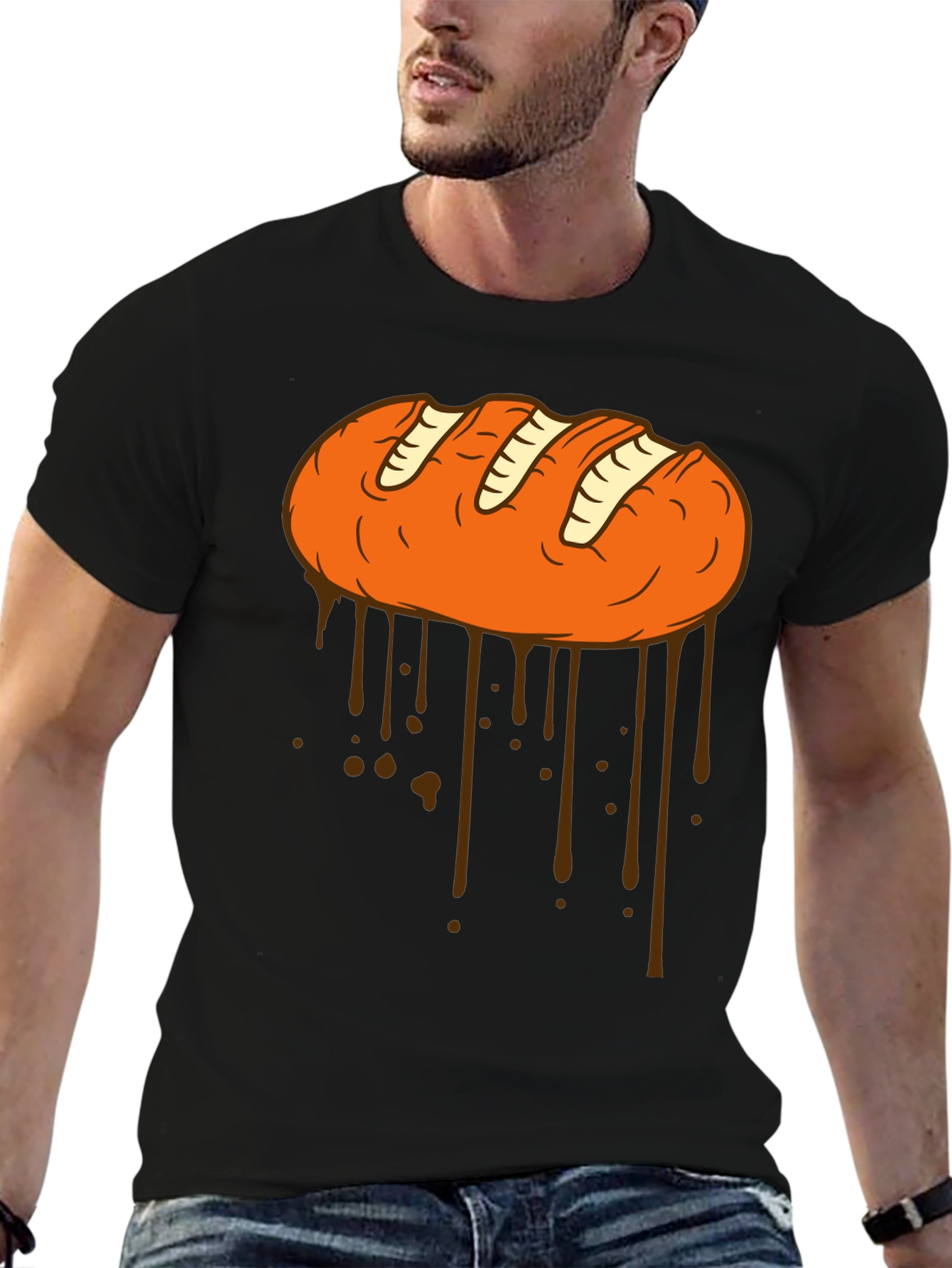 Bread Drip Graphic Tee - Unique Streetwear