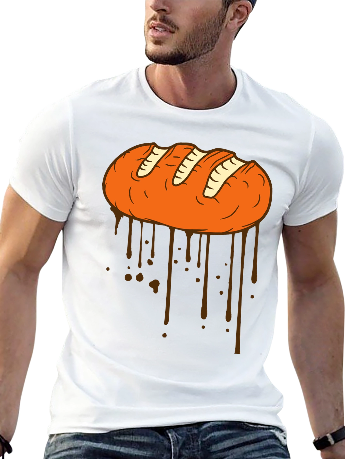 Bread Drip Graphic Tee - Unique Streetwear