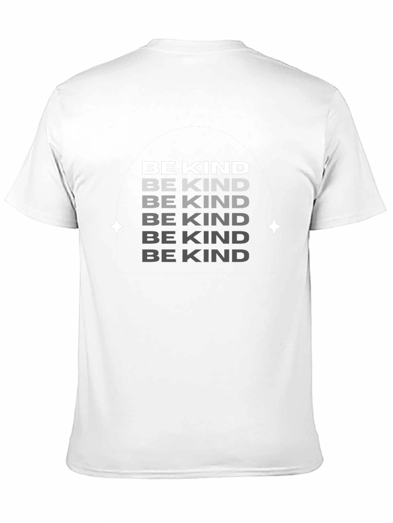 Be Kind Graphic Tee - Black Cotton Casual T-Shirt