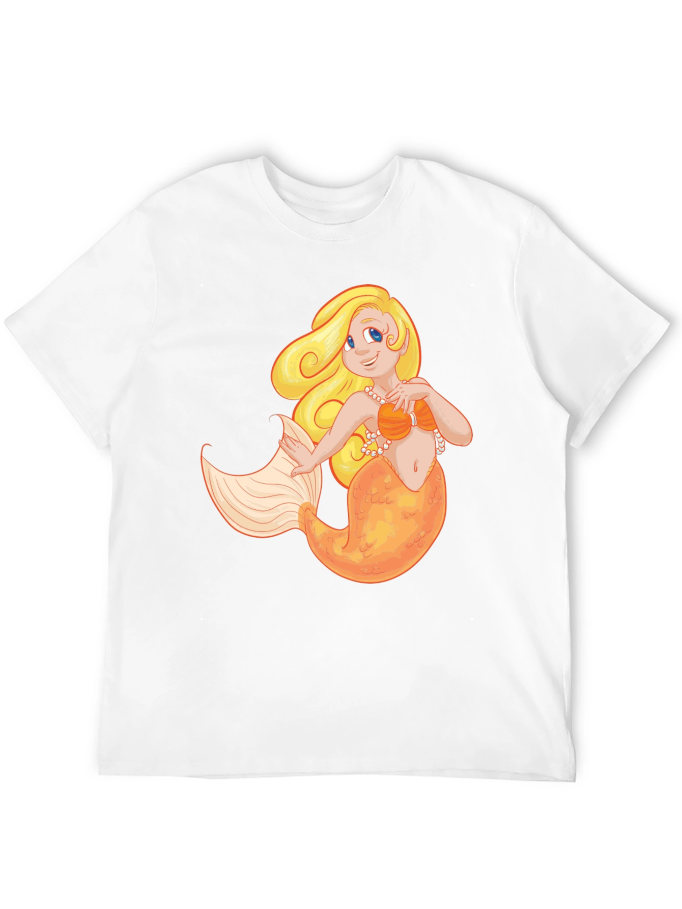 Mermaid Graphic Black T-Shirt