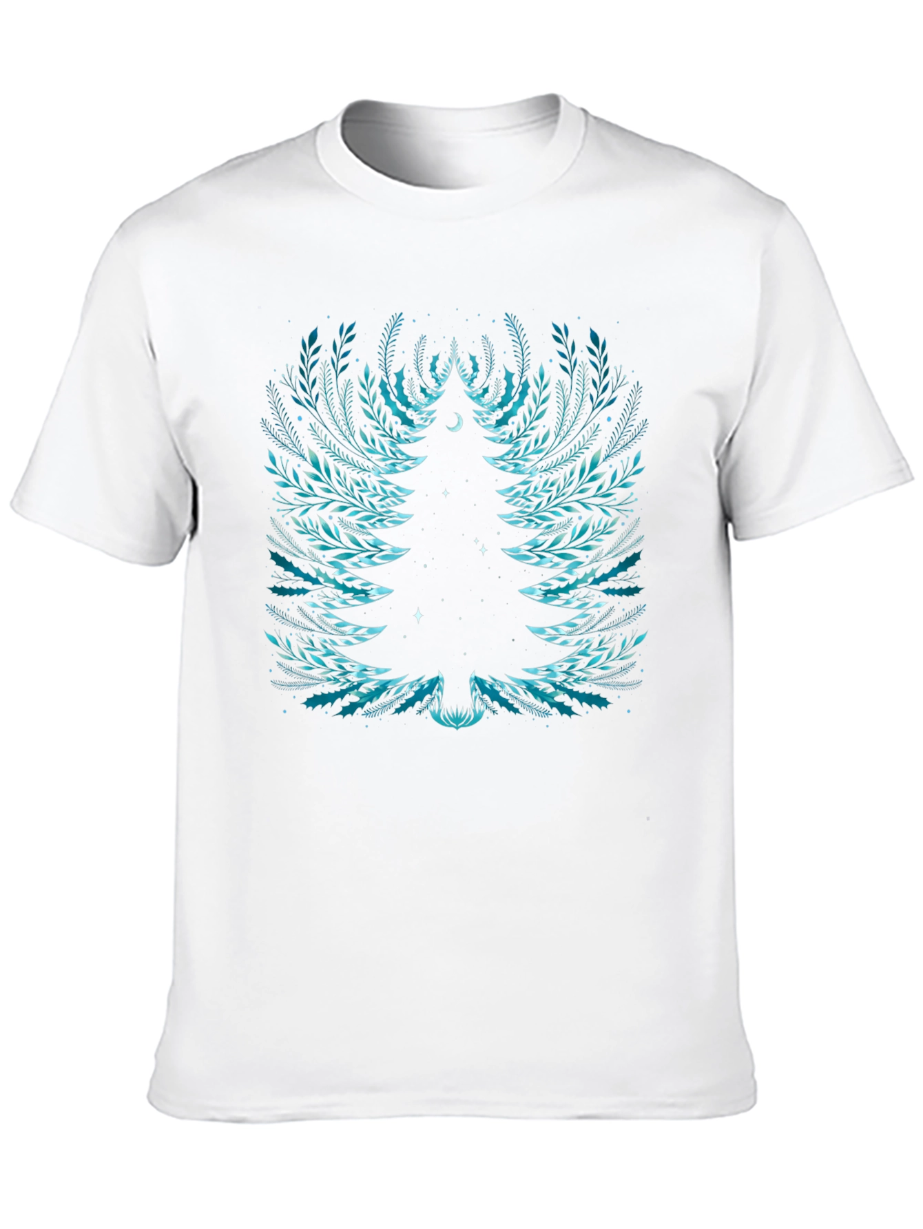 Floral Tree Graphic Tee - Unique Nature Shirt