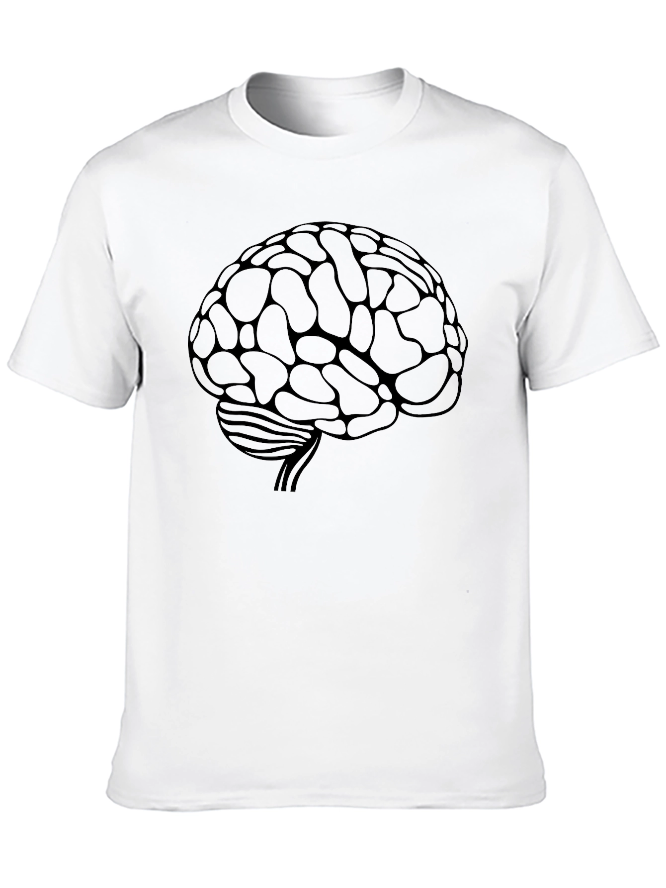 Brain Graphic T-Shirt - Smart Casual Tee