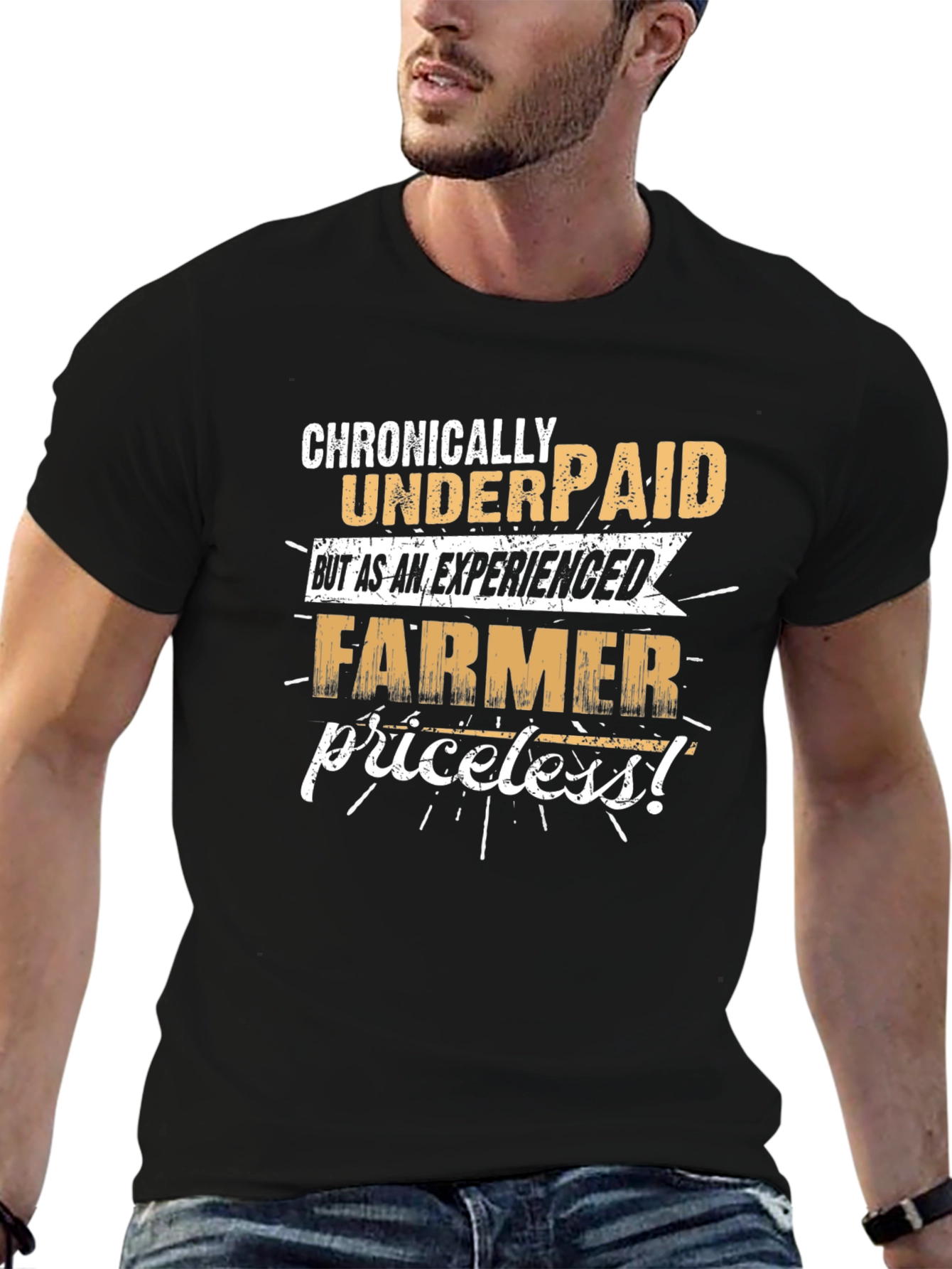 Chronically Underpaid Farmer Graphic Tee