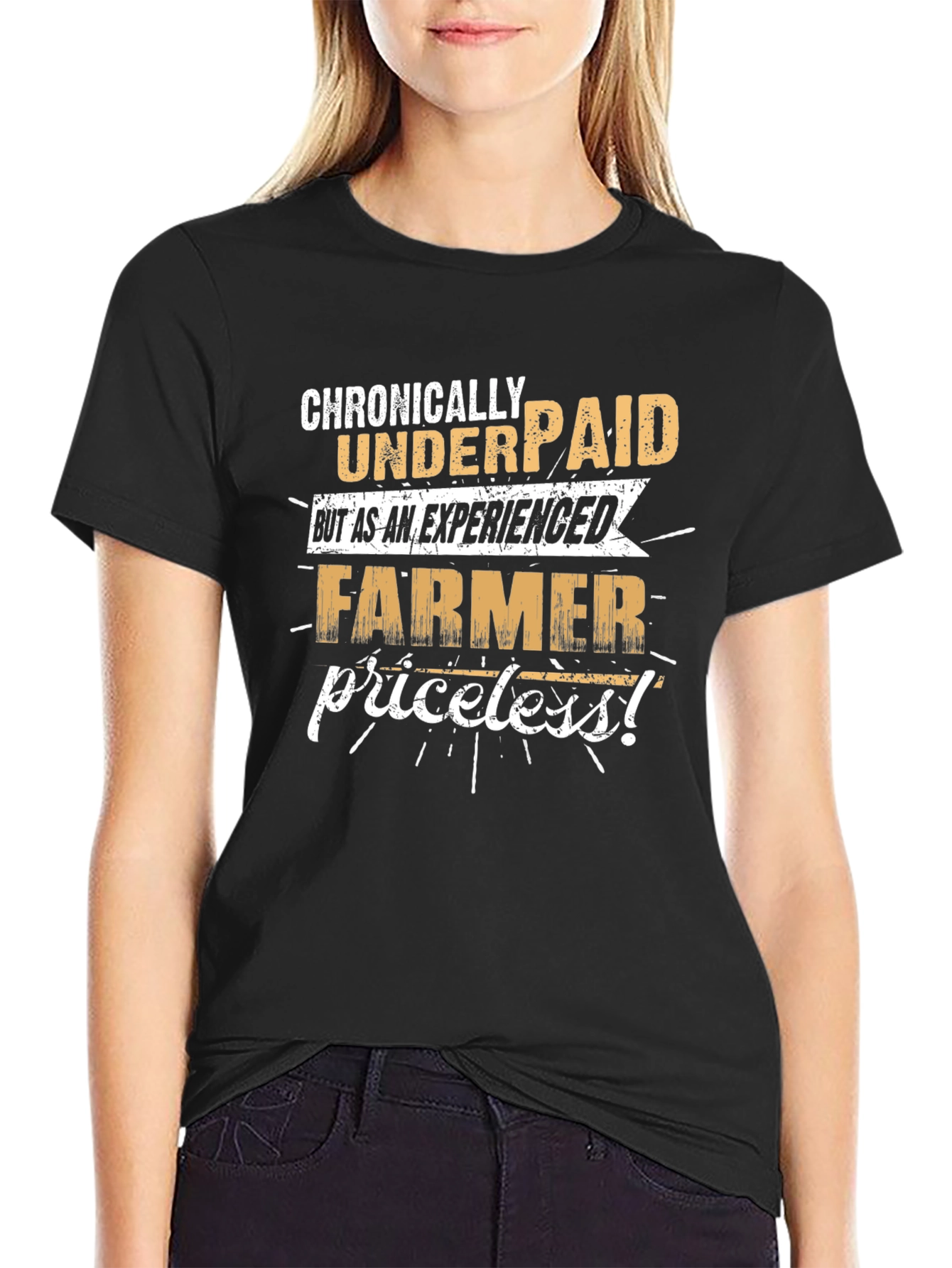 Chronically Underpaid Farmer Graphic Tee