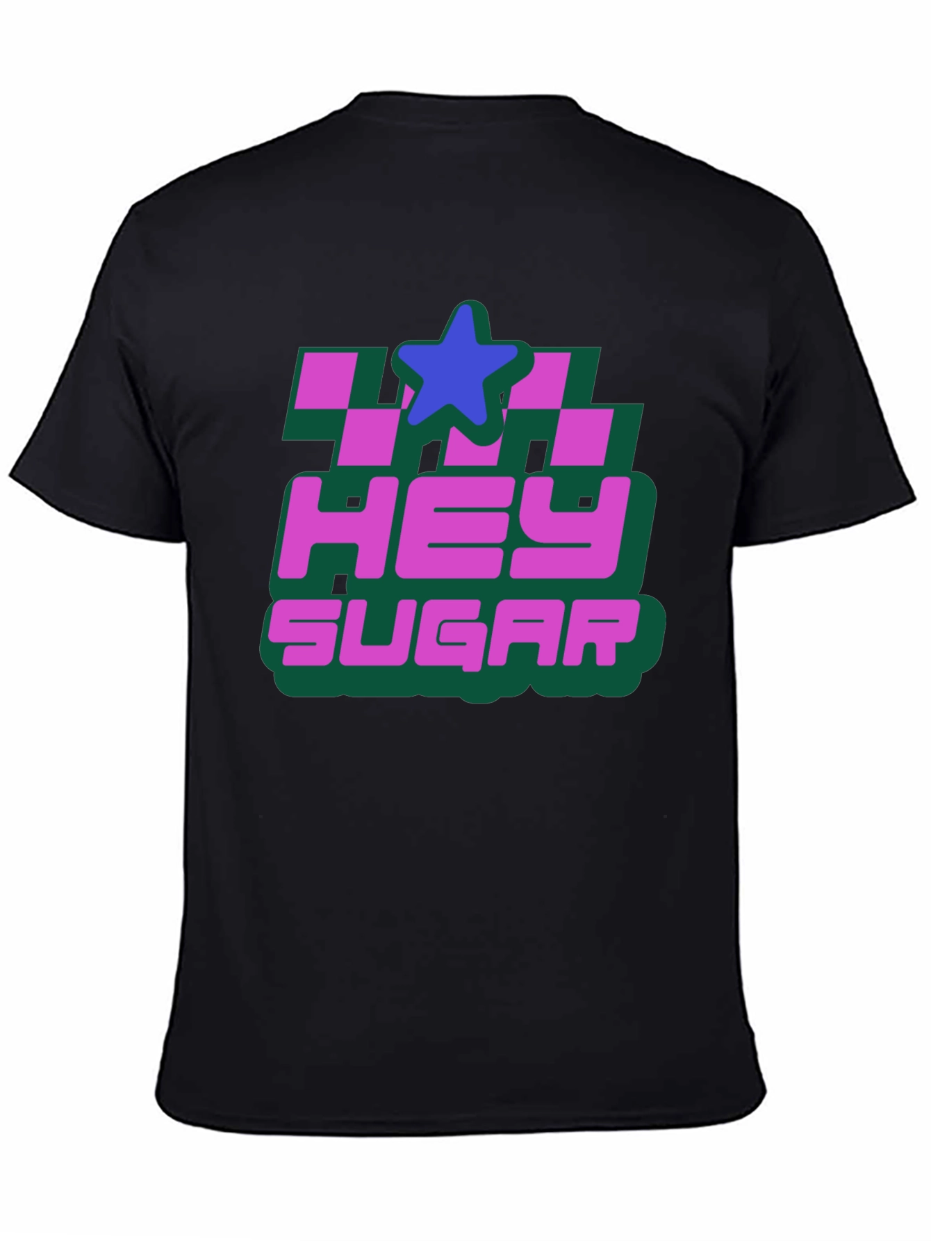 Hey Sugar Graphic T-Shirt - Black
