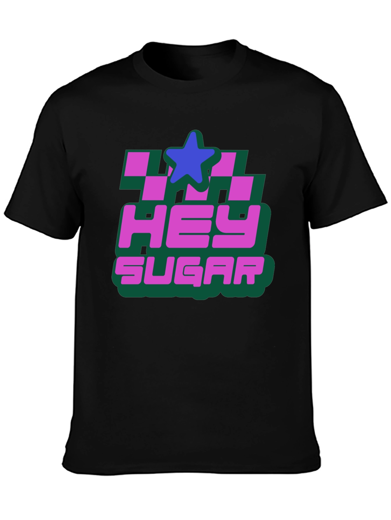 Hey Sugar Graphic T-Shirt - Black