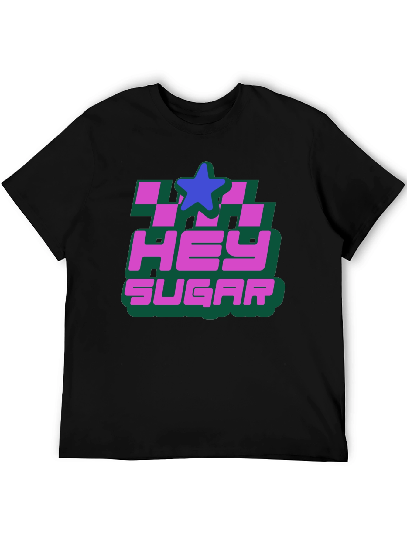 Hey Sugar Graphic T-Shirt - Black