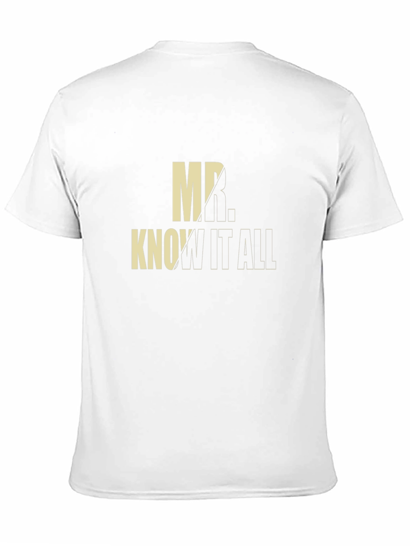 Mr. Know-It-All Black Graphic Tee
