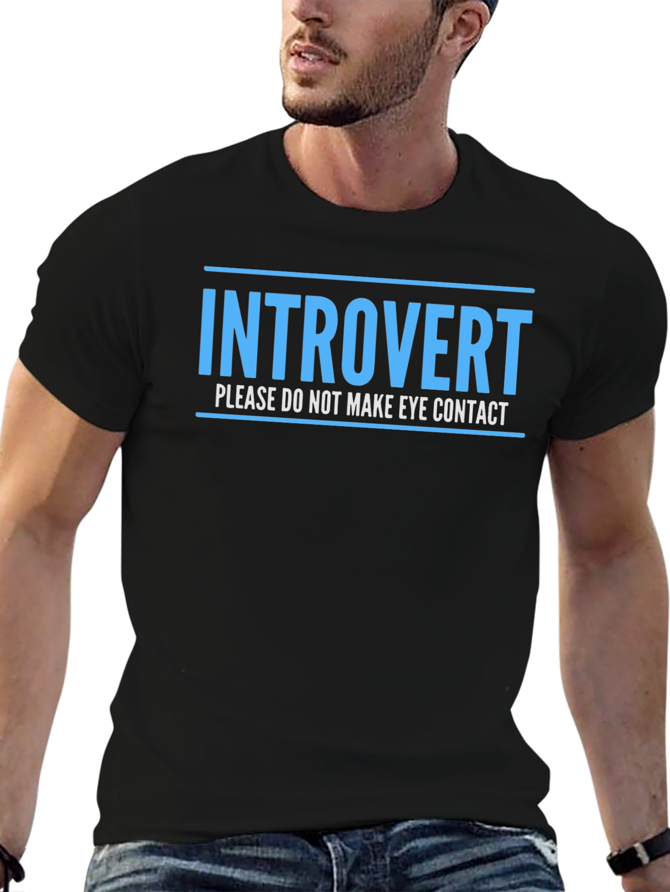 Introvert Tee: Please Do Not Make Eye Contact