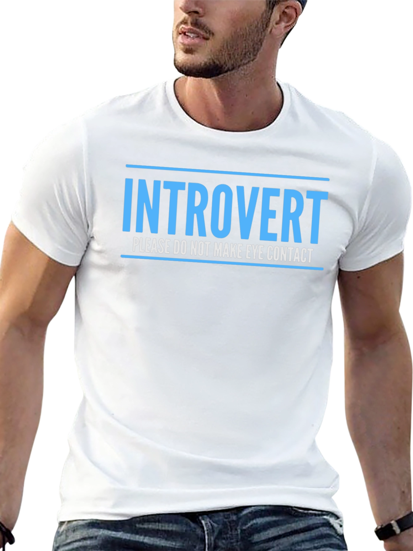 Introvert Tee: Please Do Not Make Eye Contact