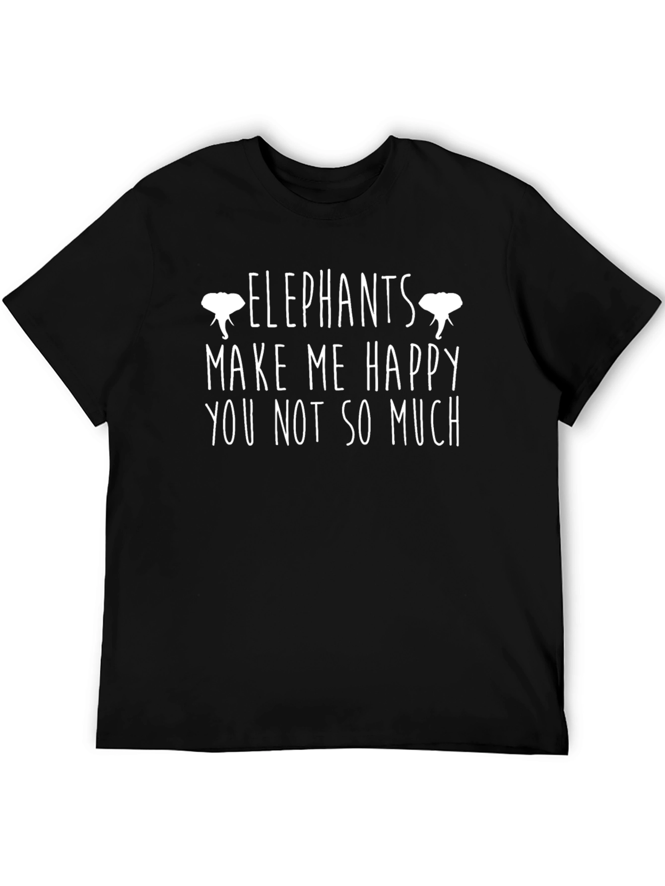 Elephant Graphic Tee - Funny Slogan T-Shirt