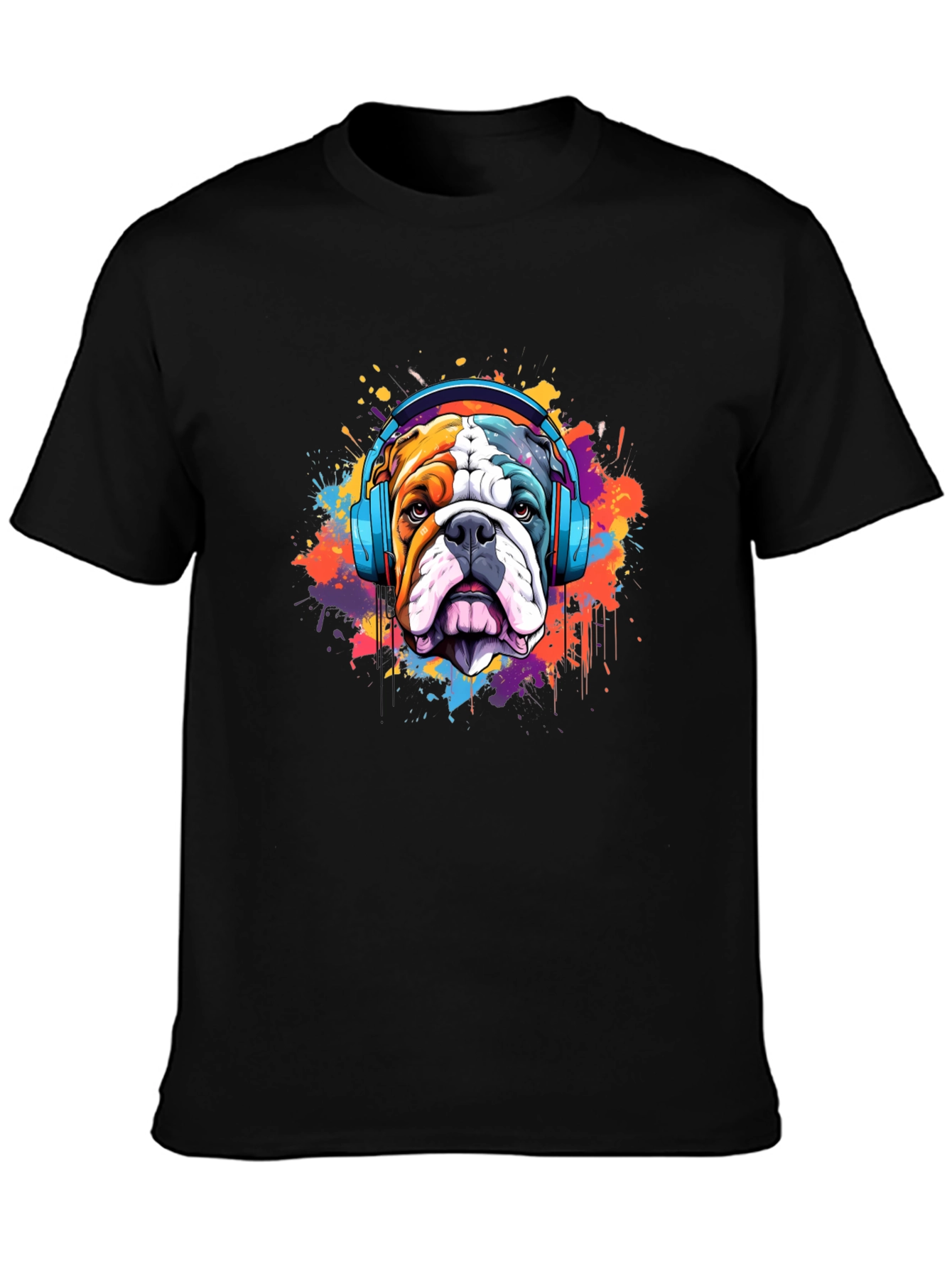 Bulldog DJ Graphic T-Shirt