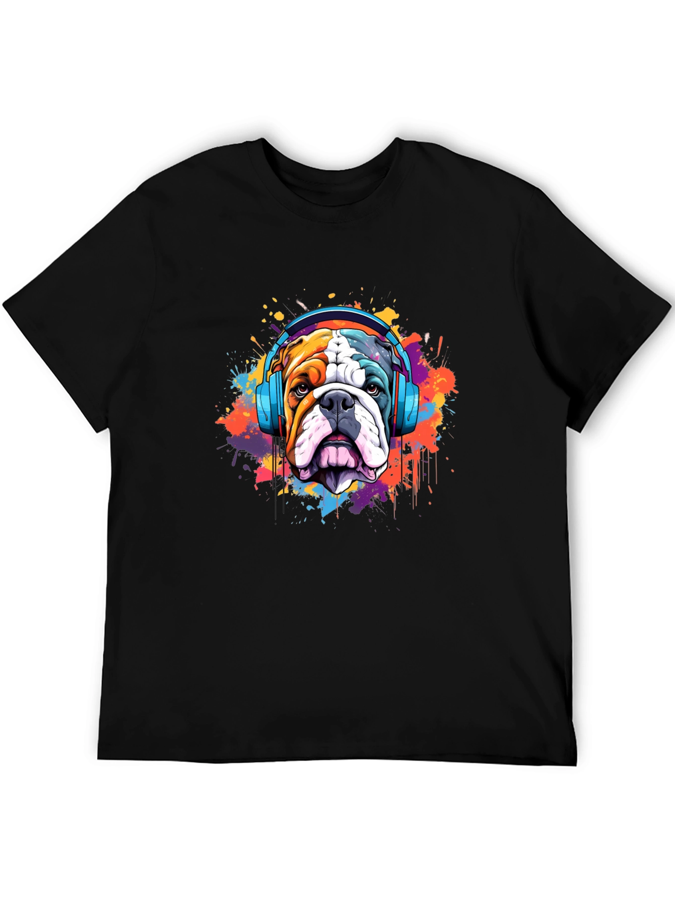 Bulldog DJ Graphic T-Shirt