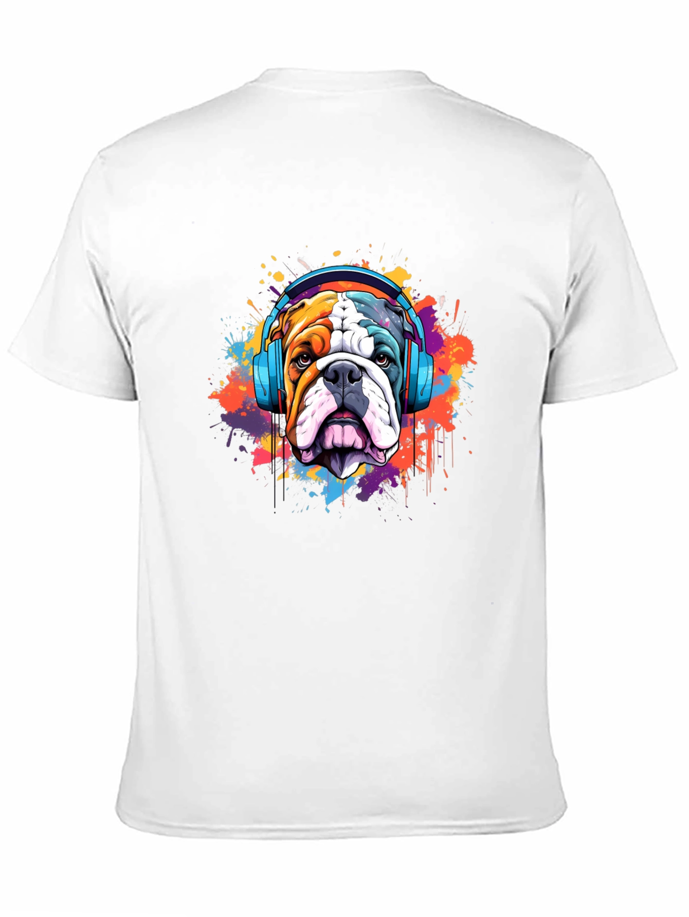 Bulldog DJ Graphic T-Shirt