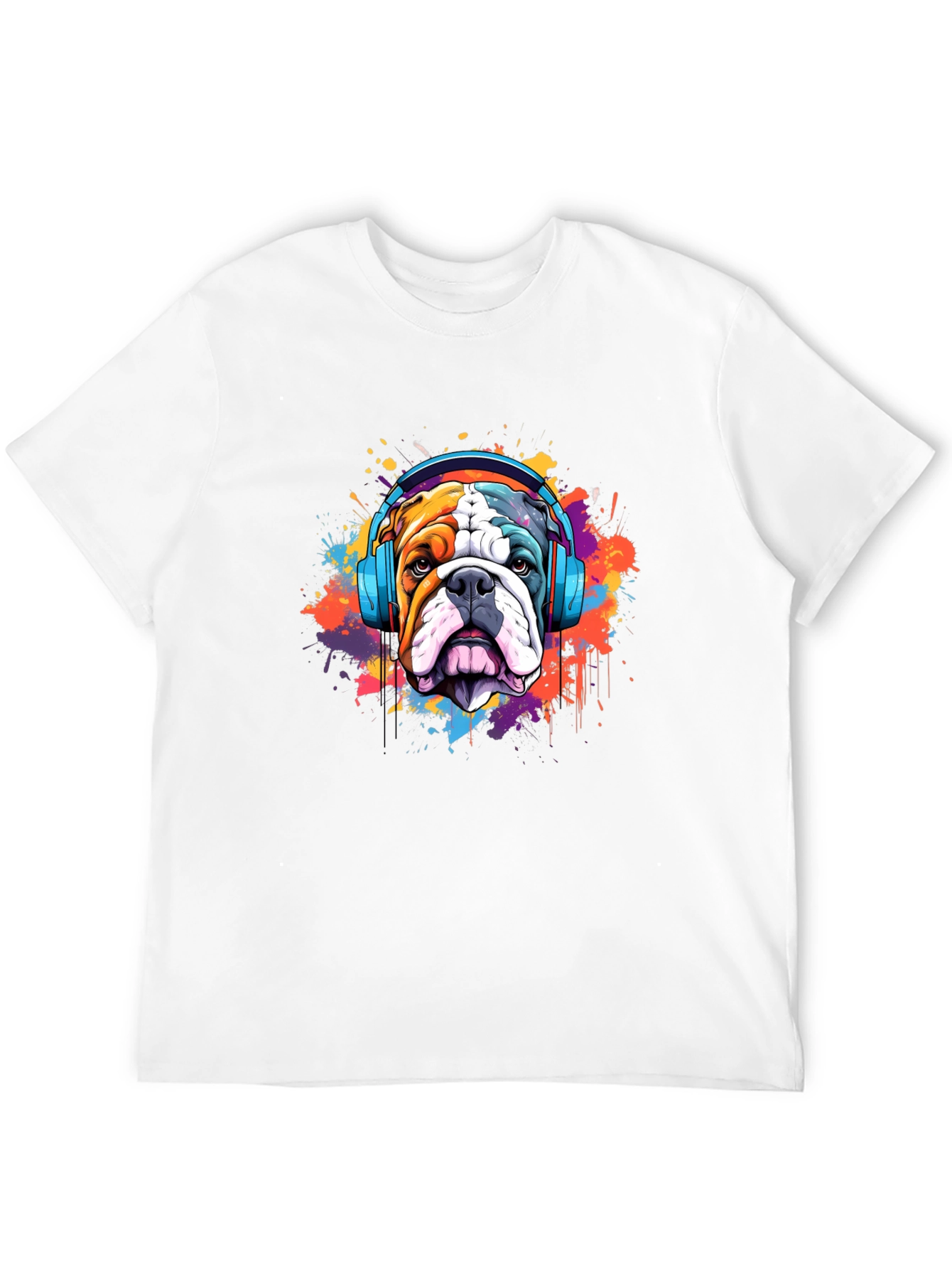 Bulldog DJ Graphic T-Shirt