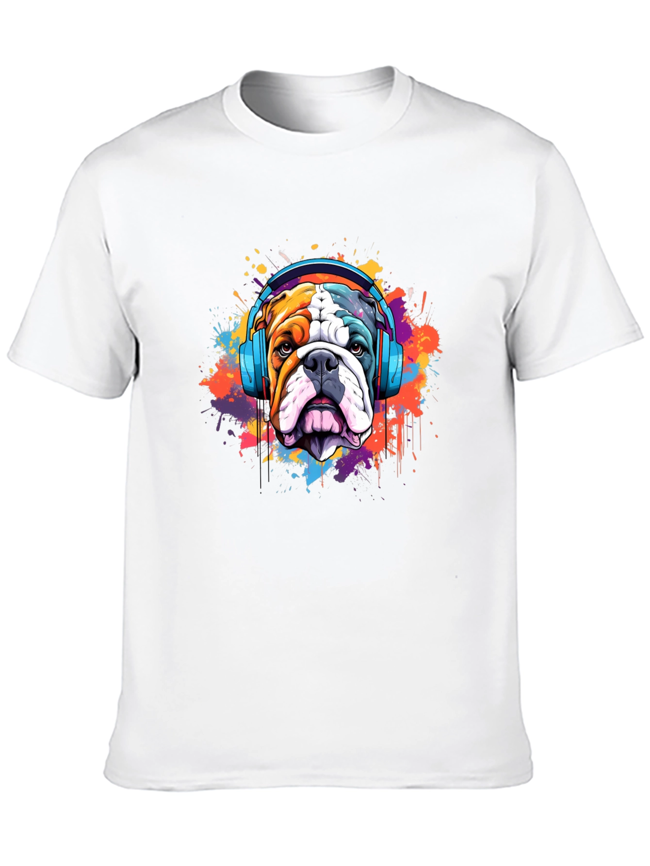 Bulldog DJ Graphic T-Shirt