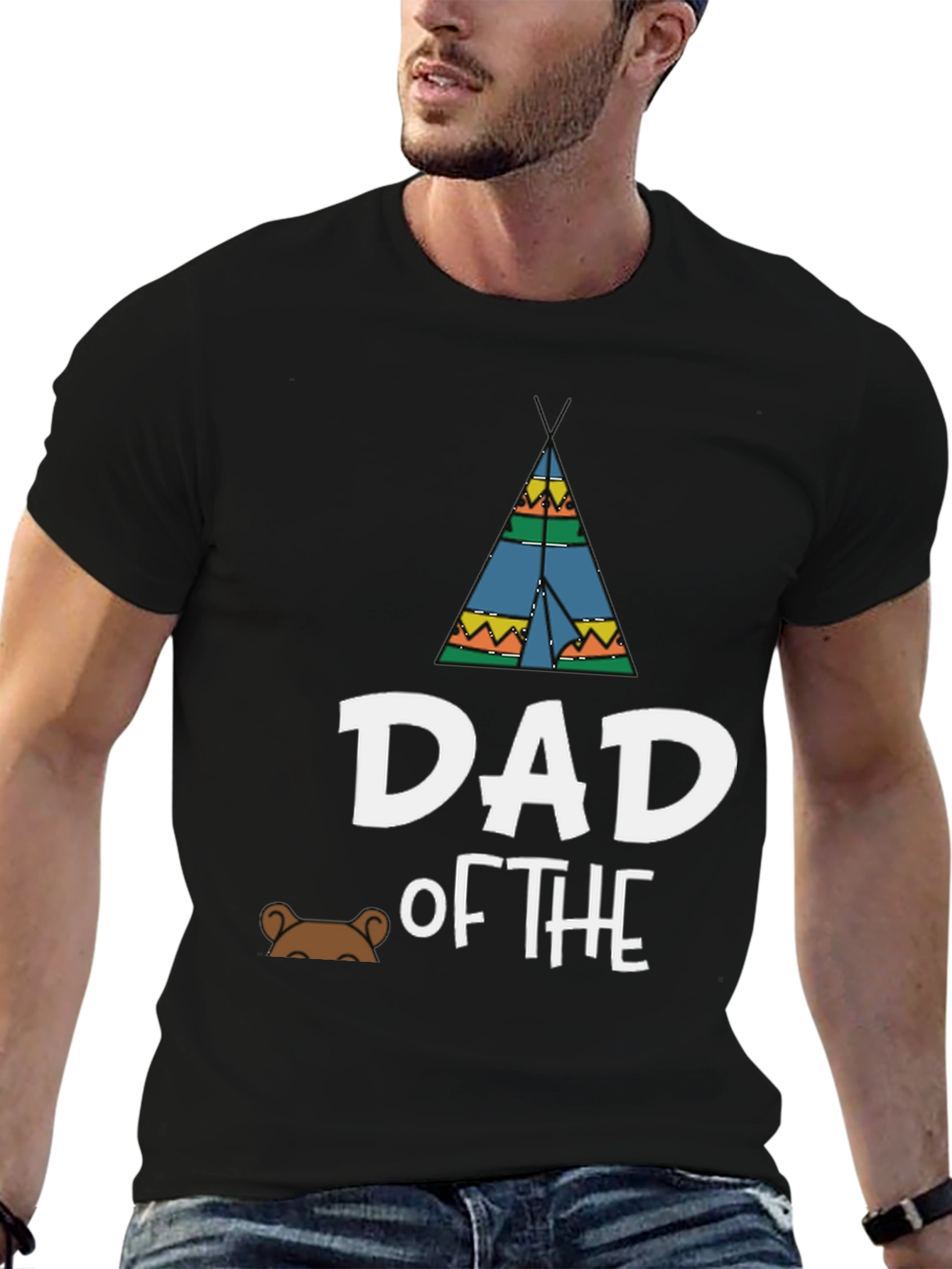 Dad of the Tribe T-Shirt - Bear Tee