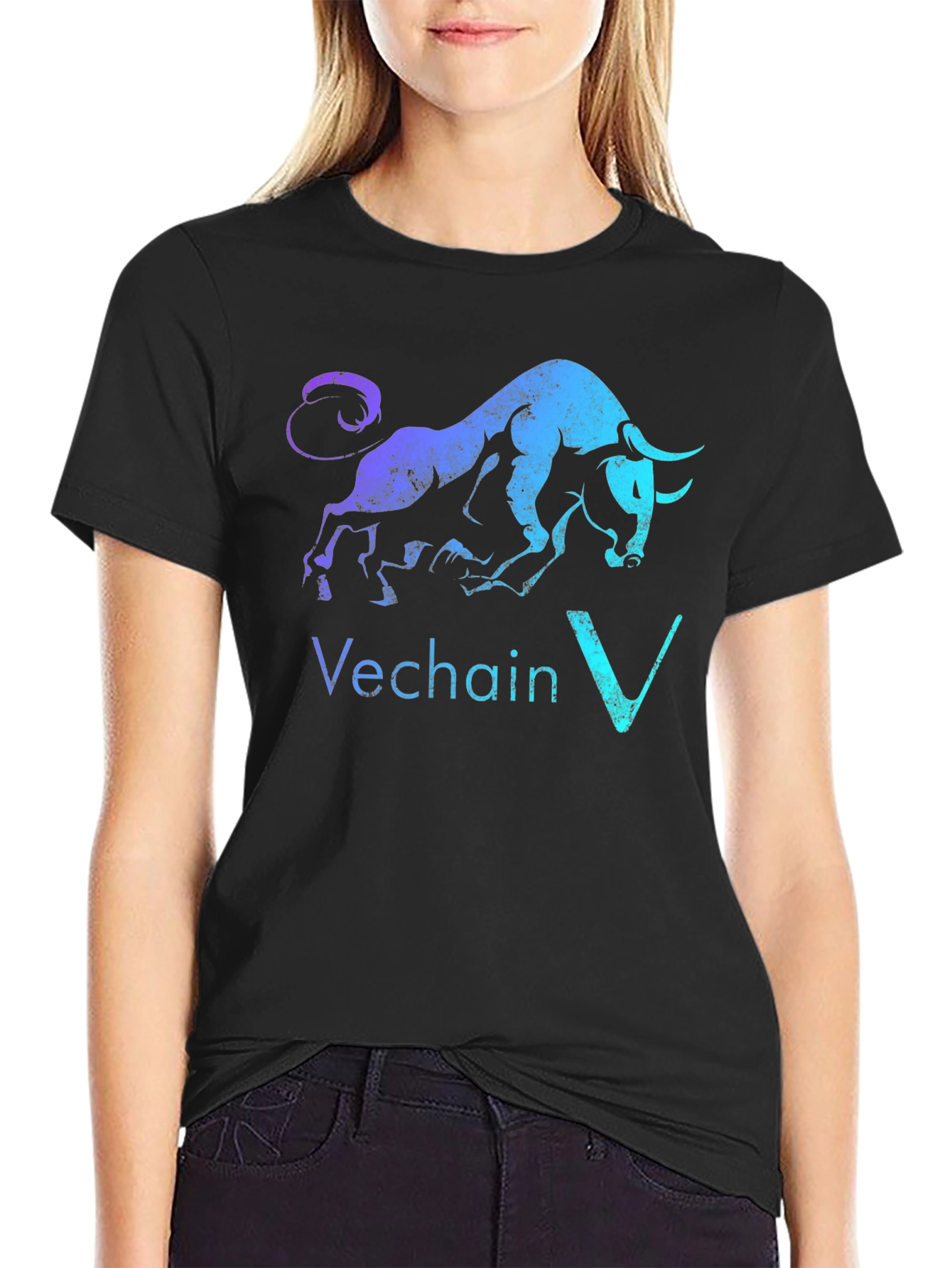 Vechain Bull T-Shirt - Crypto Investor Tee