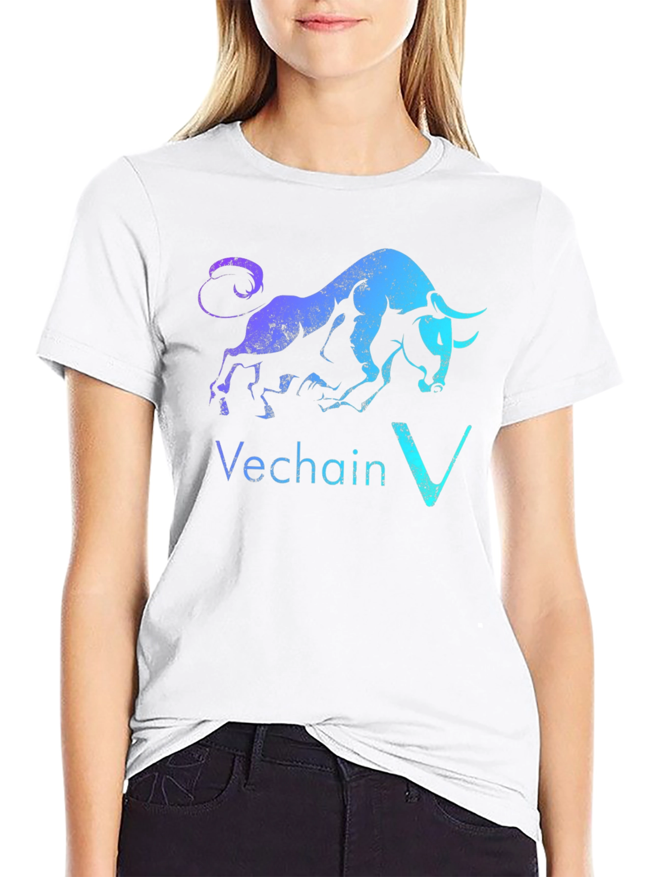 Vechain Bull T-Shirt - Crypto Investor Tee