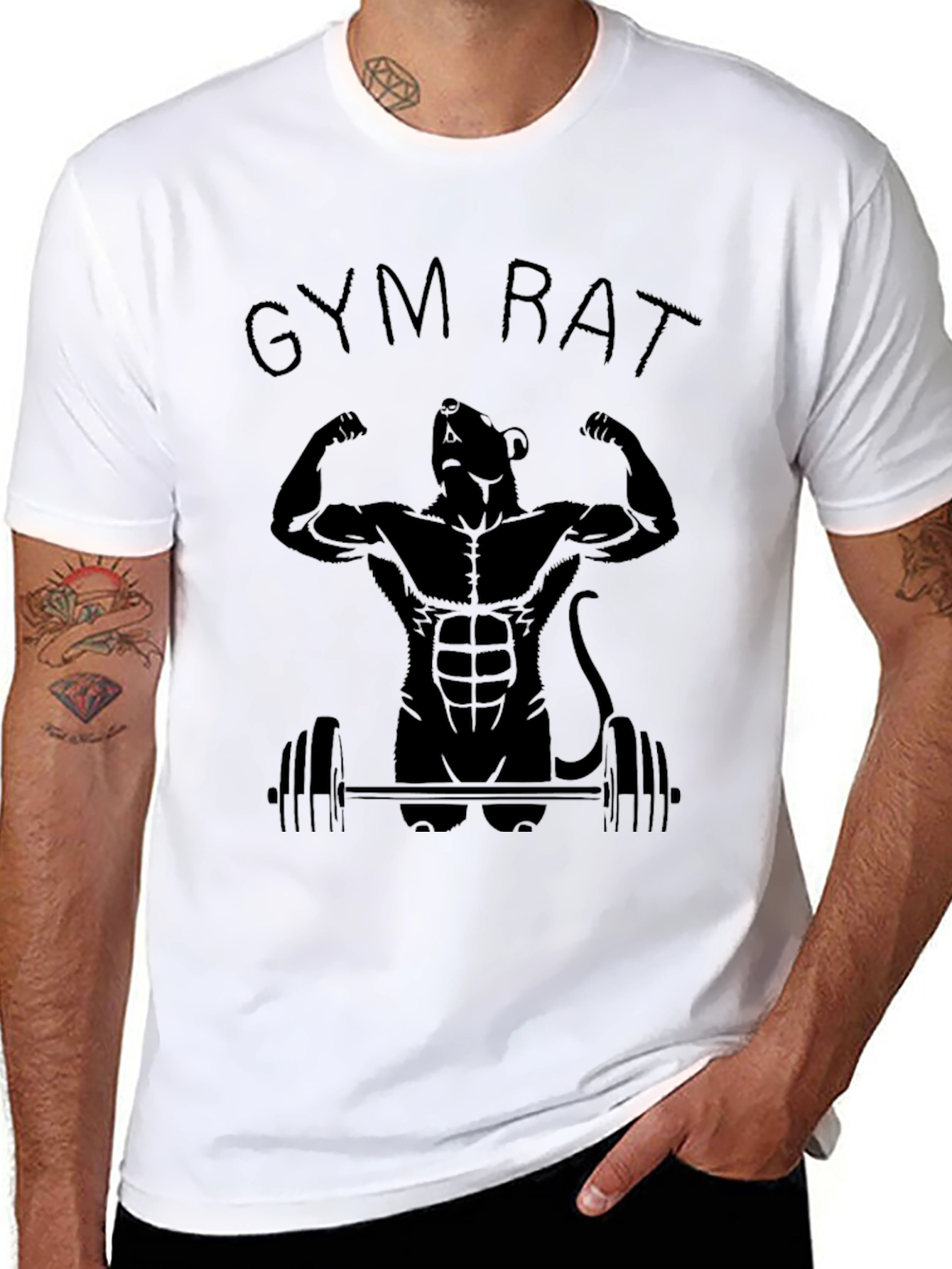 Gym Rat T-Shirt - Fitness Workout Tee