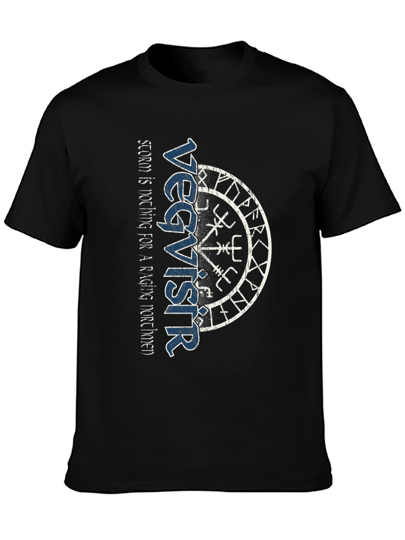 Vegvisir Viking Compass Black T-Shirt