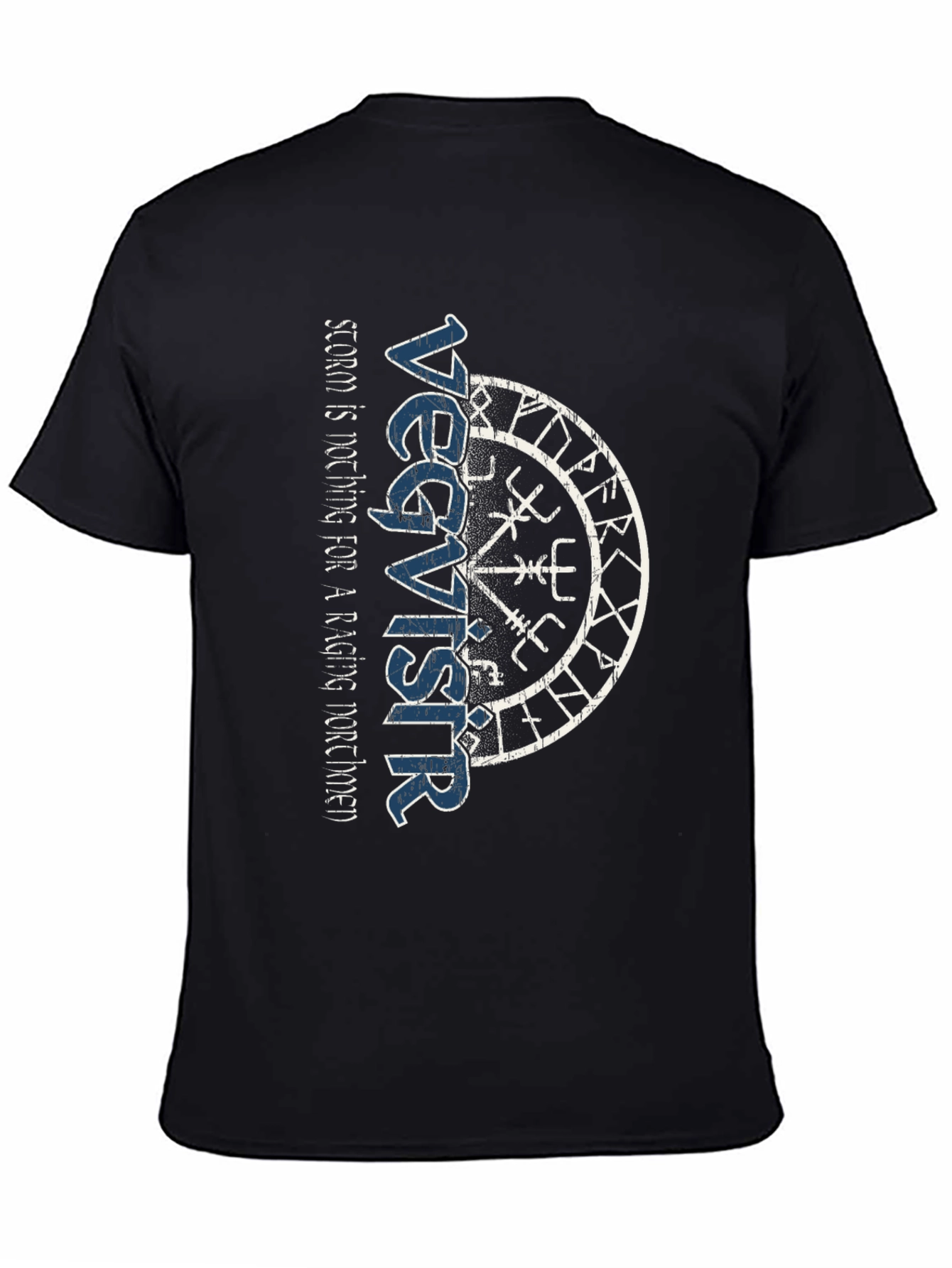 Vegvisir Viking Compass Black T-Shirt