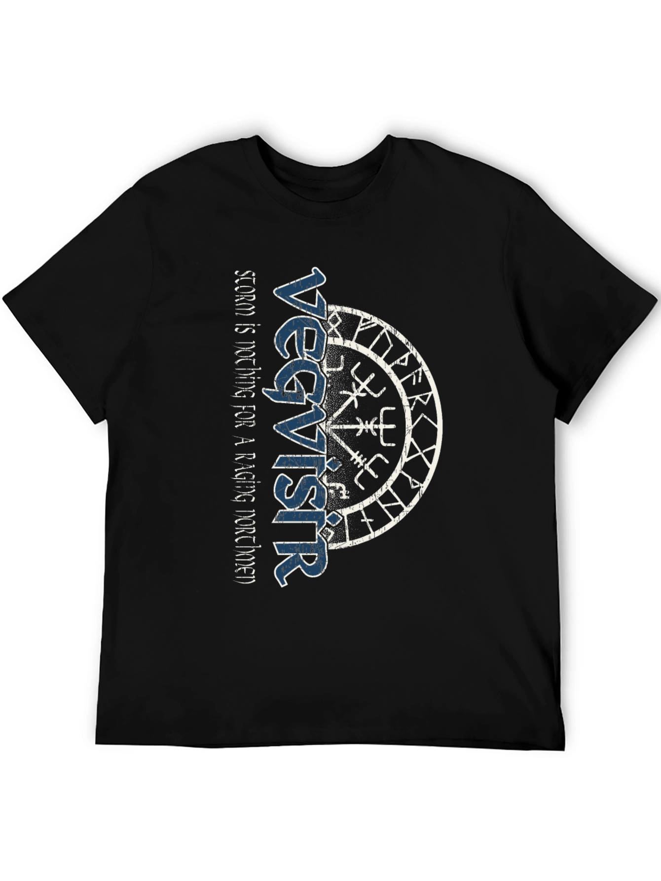 Vegvisir Viking Compass Black T-Shirt