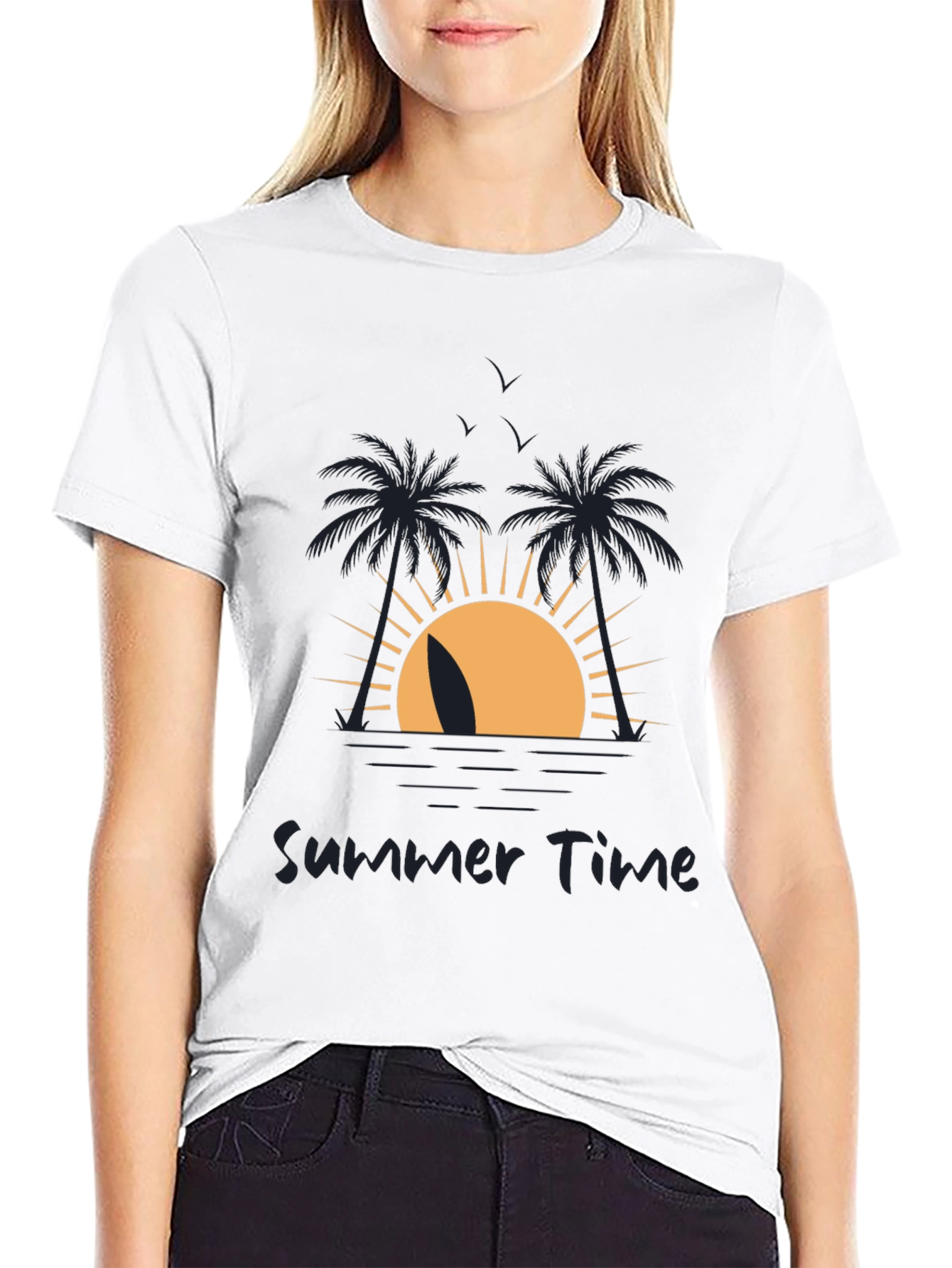 Summer Time Graphic Tee - Beach Vibes